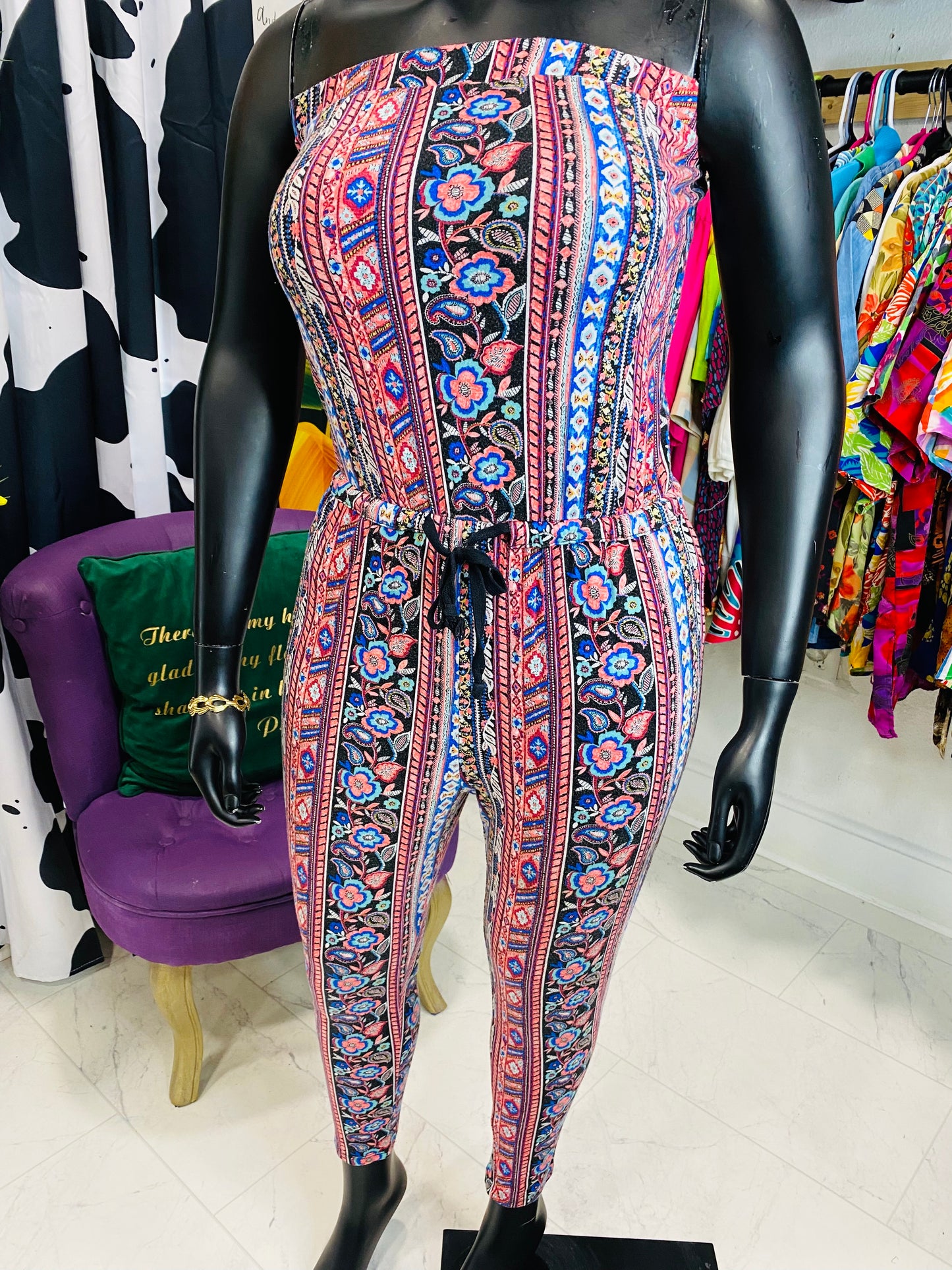Vintage Sleeveless Jumpsuit