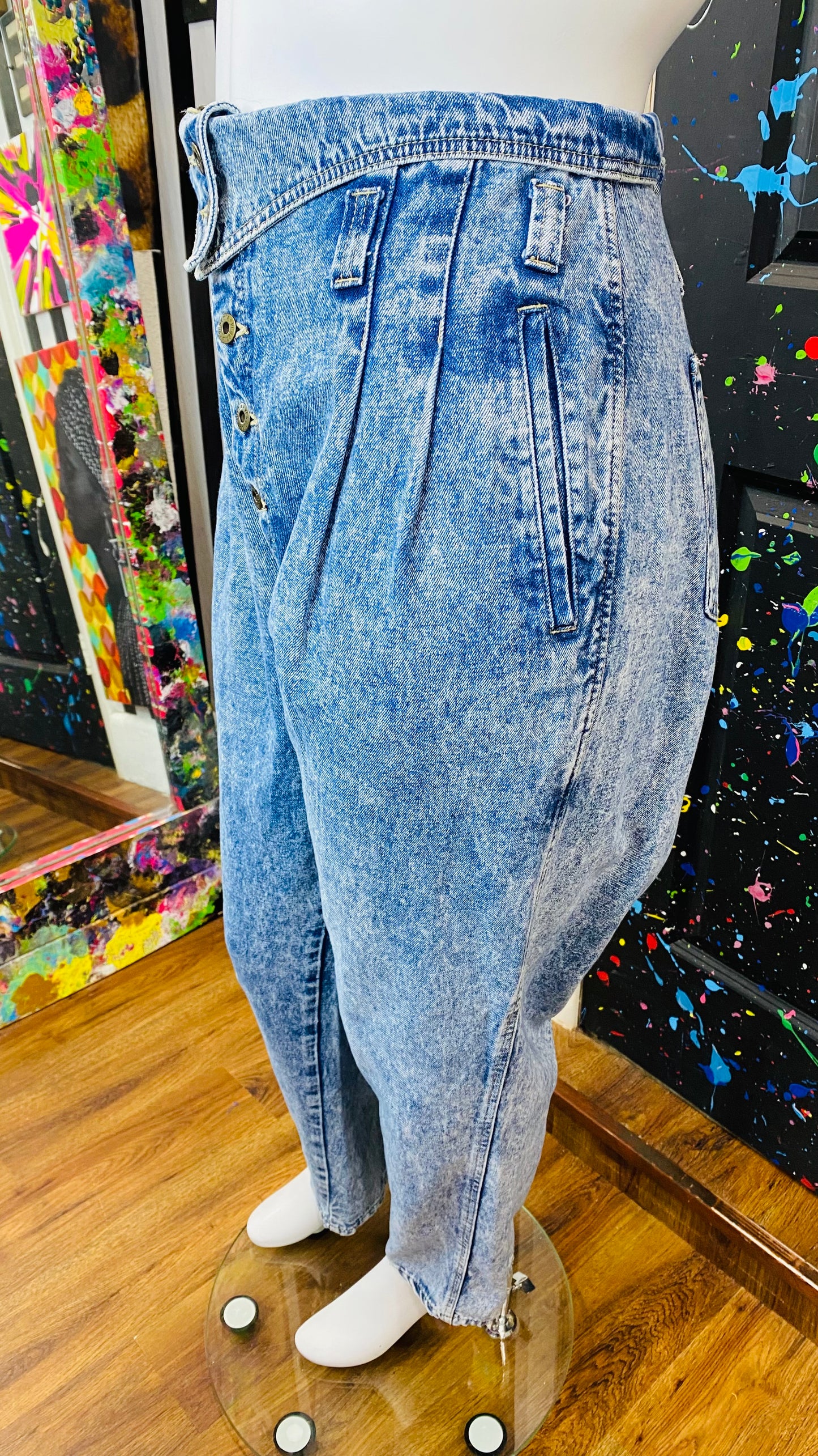 Vintage High Waist Jeans (22)- Fits Like 14/16