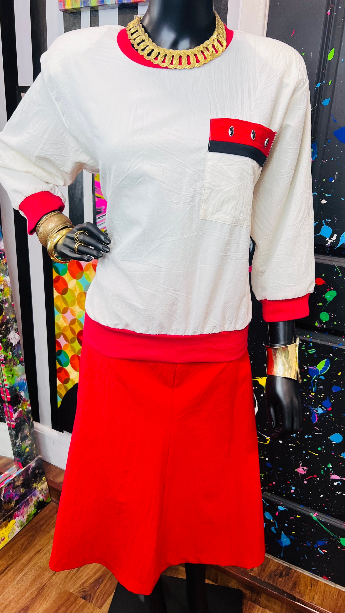 Vintage Teddi Skirt Set (12)