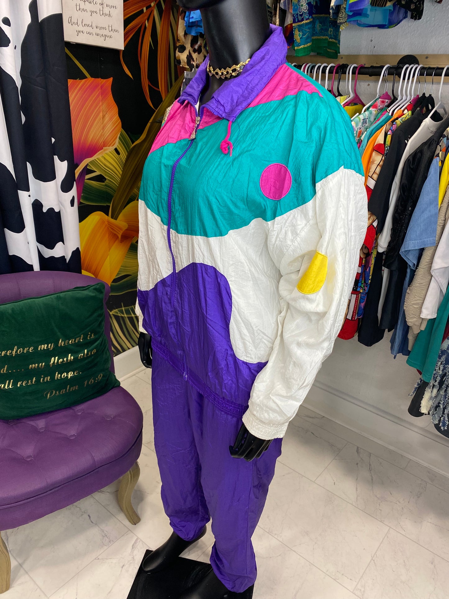 Vintage Casual Isle Windbreaker Set