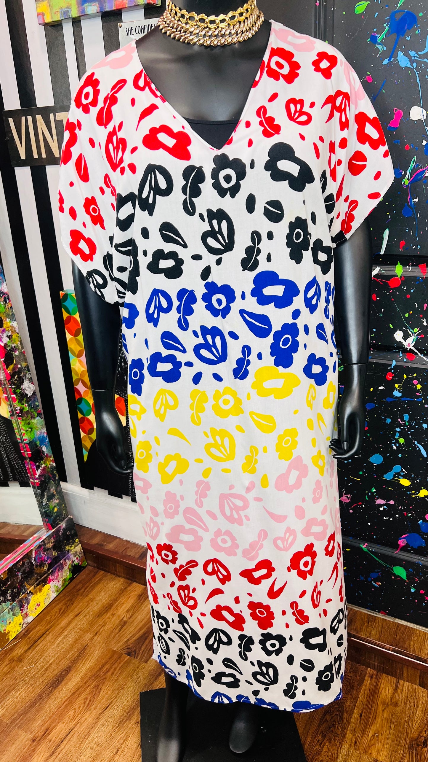 Eloquii Kaftan Dress (22/24)