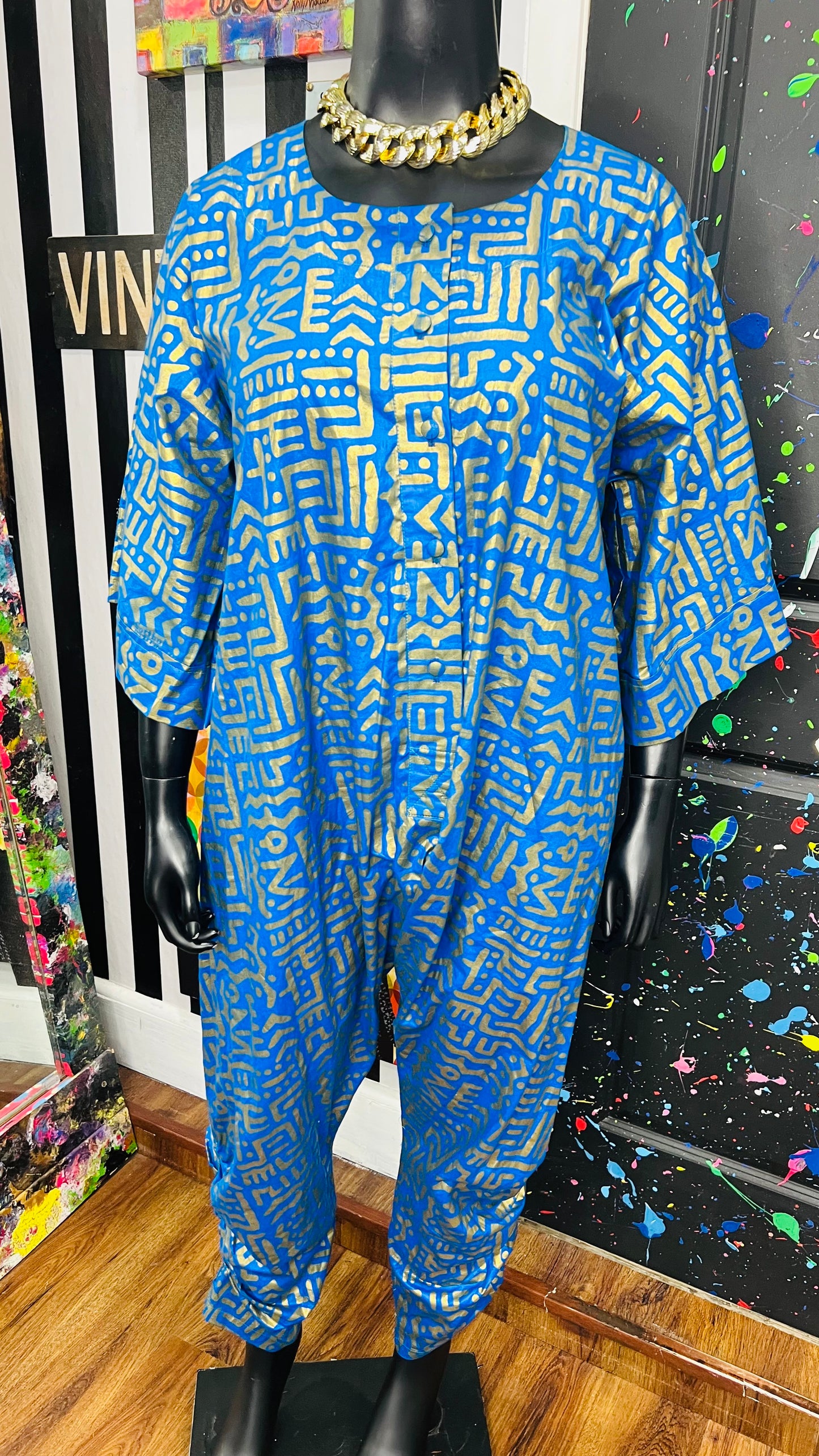 Vintage Traditional African Jumpsuit (16)