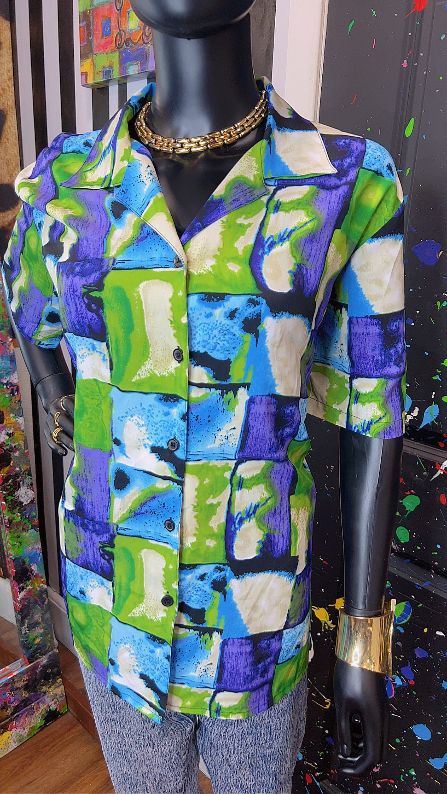 Vintage Block Blouse (18)