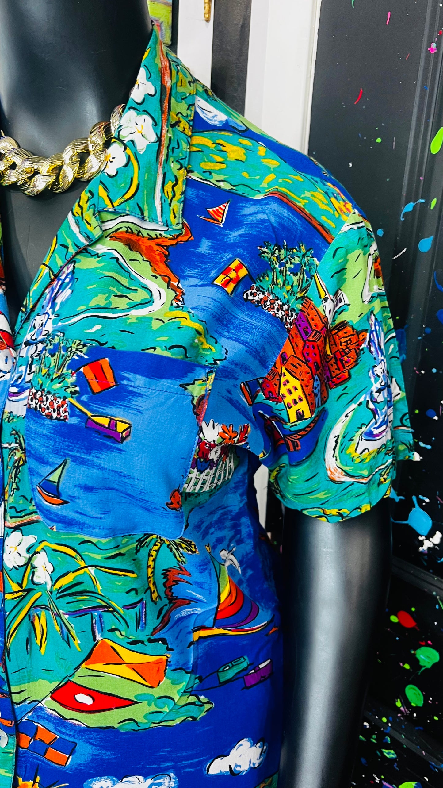 Vintage Carole Little Blouse (12)