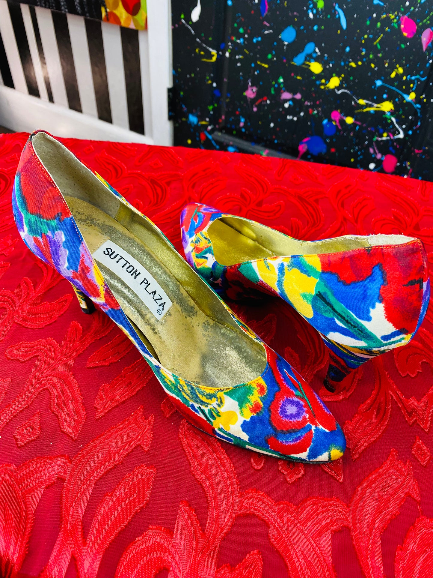 Sutton Plaza Floral Heels
