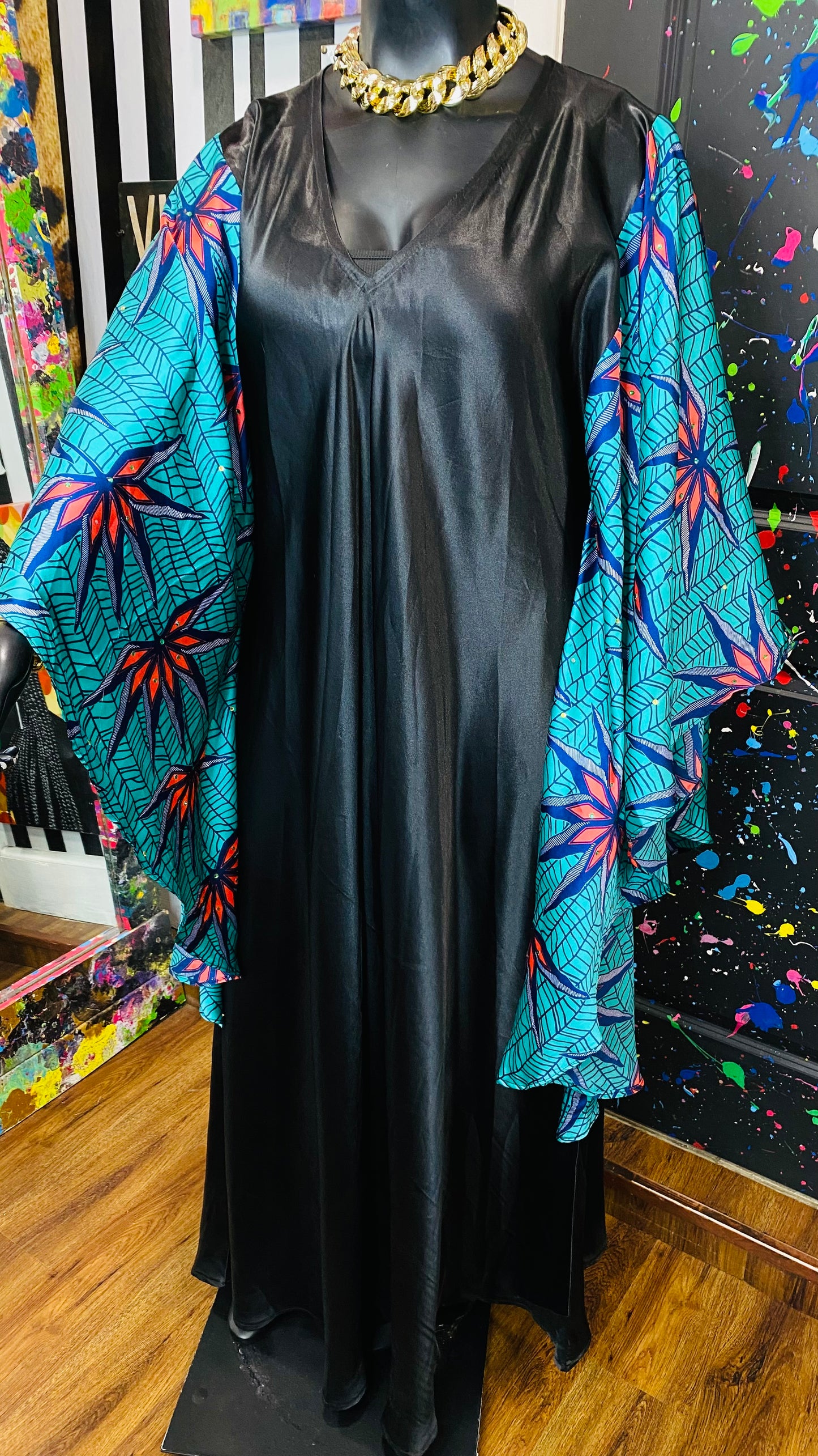Vintage Kaftan Dress (OS)