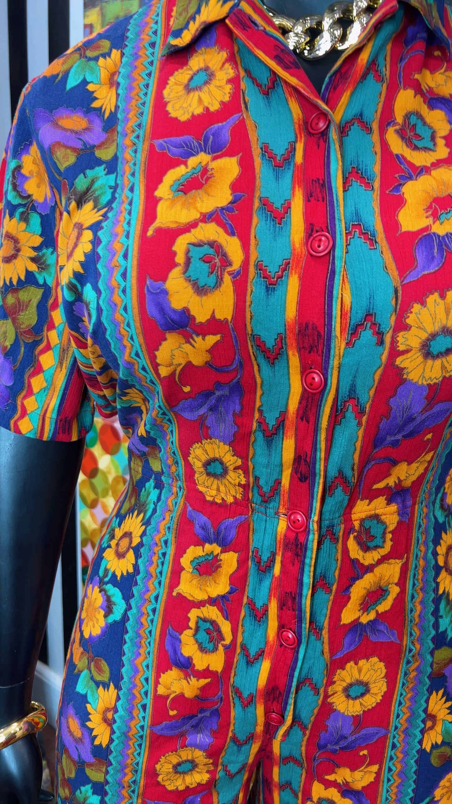 Vintage Floral Rayon Romper (18)
