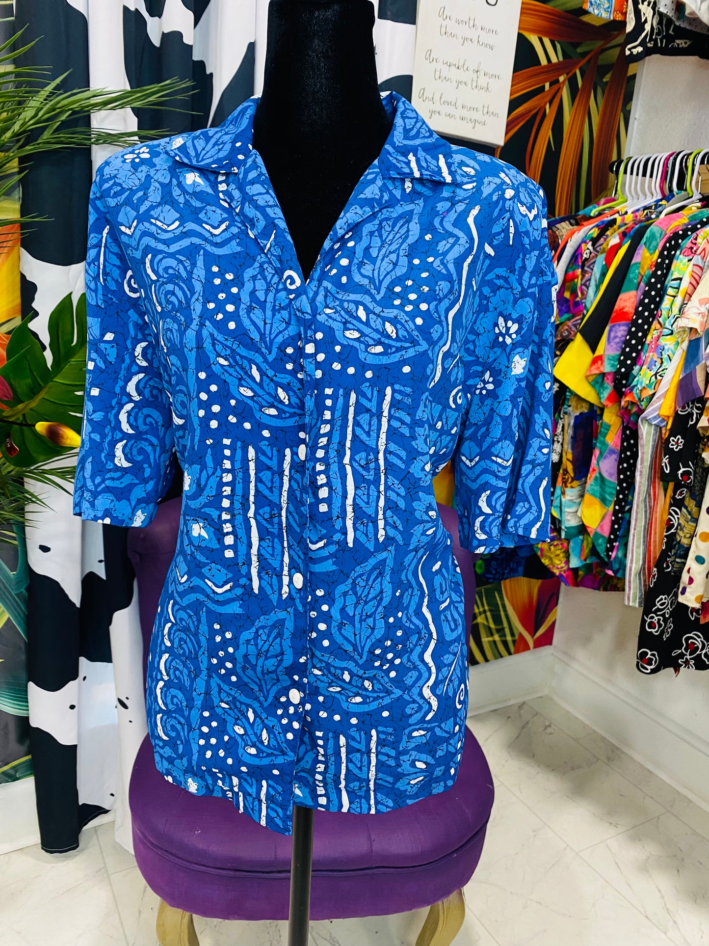 Vintage Short Sleeve Blouse