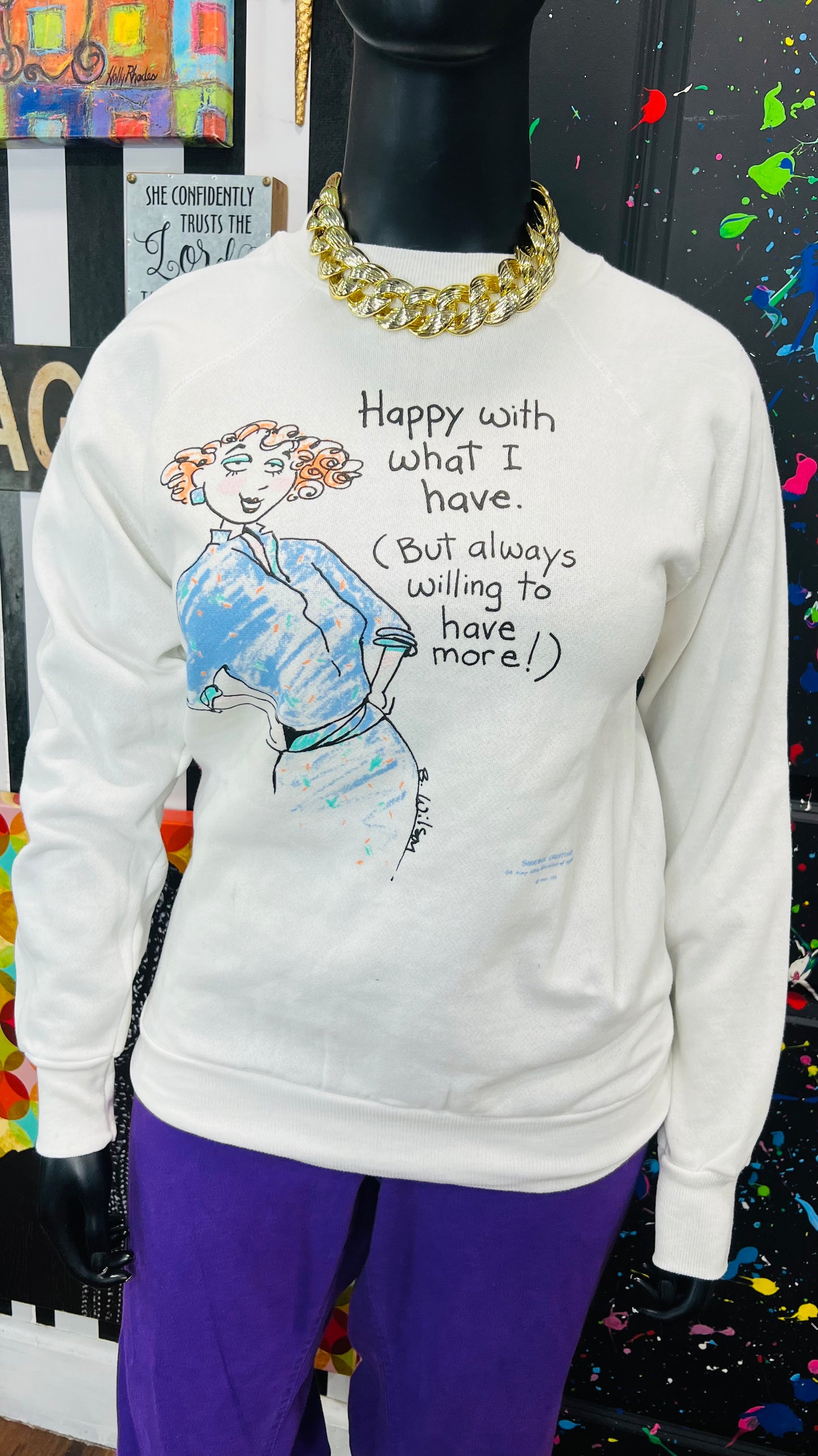 Vintage Graphic Sweatshirt- New w/ Tags Deadstock (16)