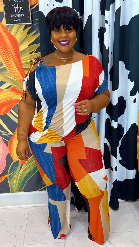 Plus Size Vintage Inspired - Julie - Pants Set