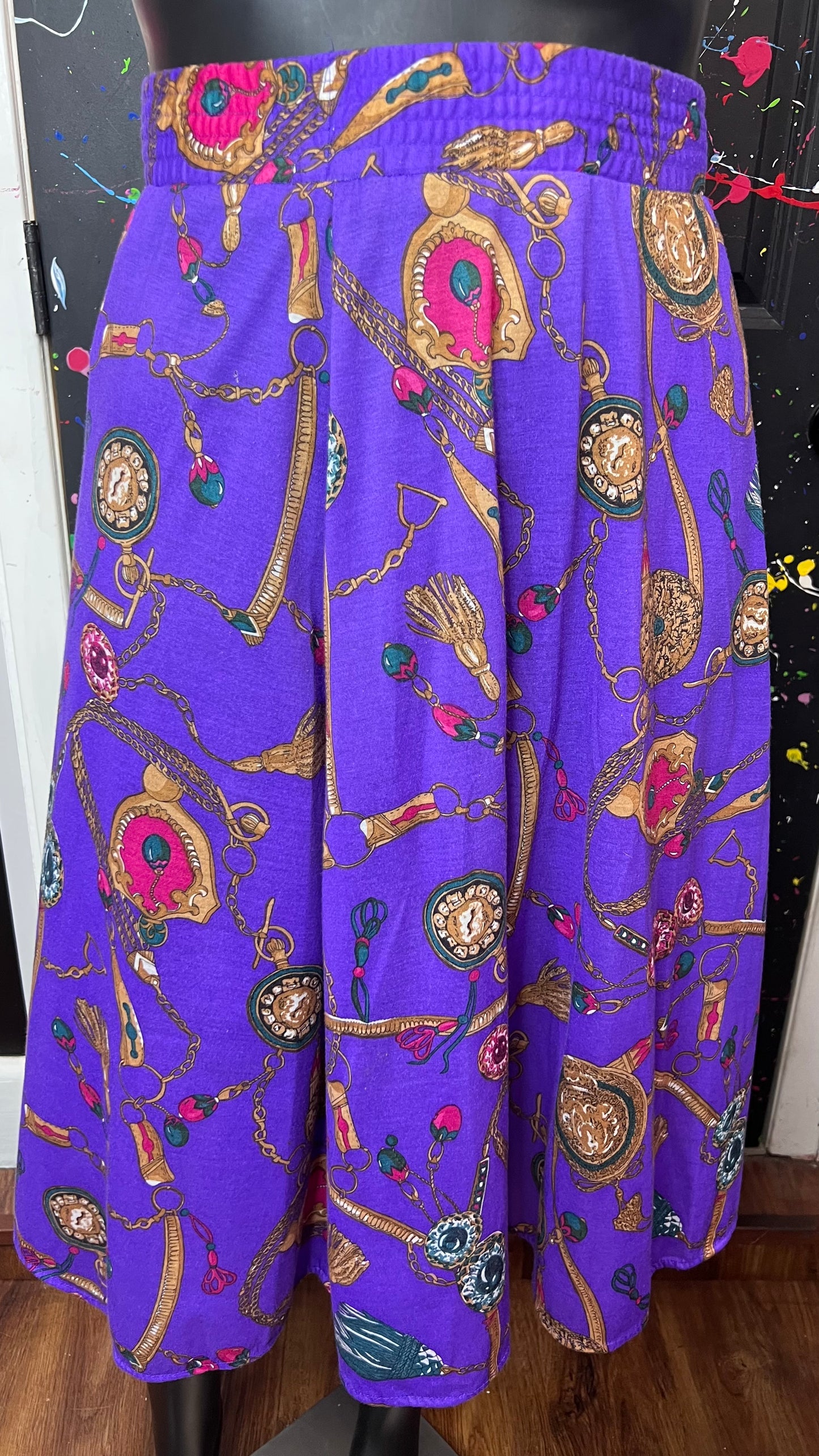 Vintage Cotton Jewelry Skirt (20W)
