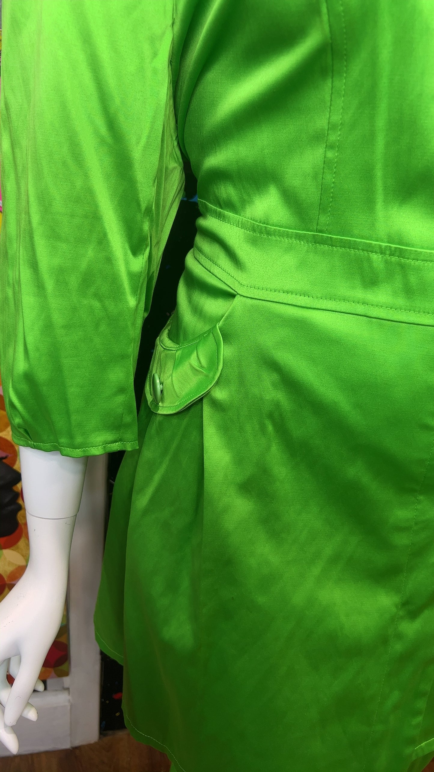 Vintage Vibrant Green Pants Set (24)