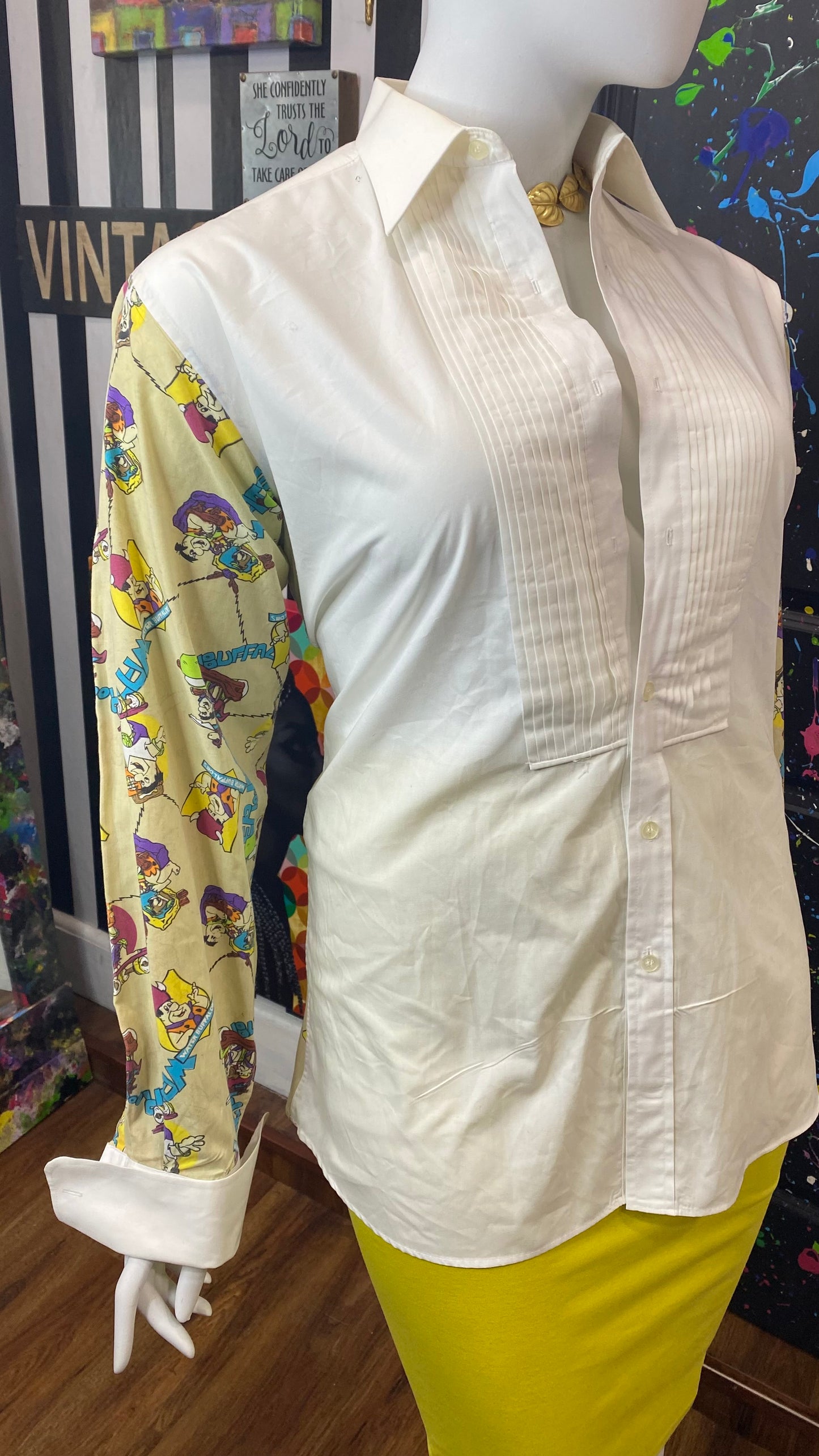 Vintage Custom Flintstones Blouse (20)