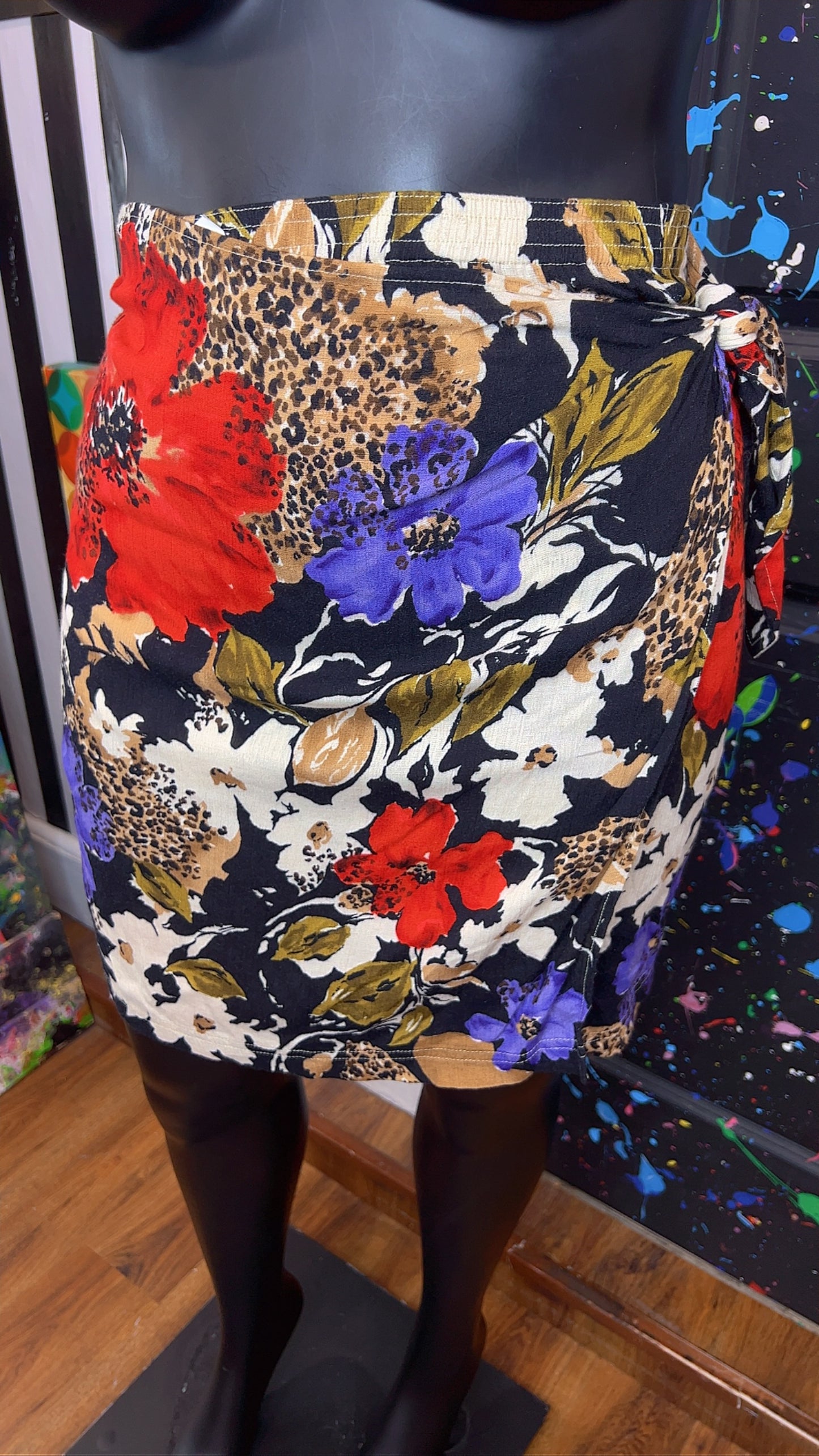 Vintage Deadstock Carole Little Sarong Skirt (14)