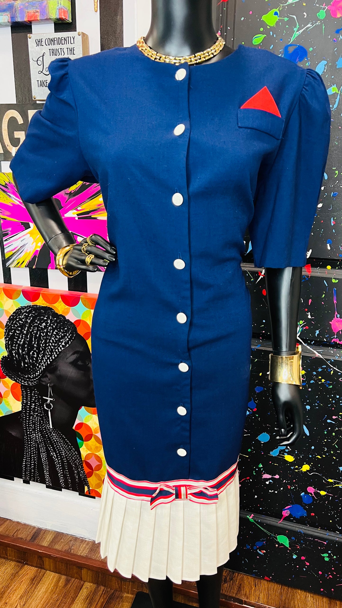 Vintage Sailors Dress (14)