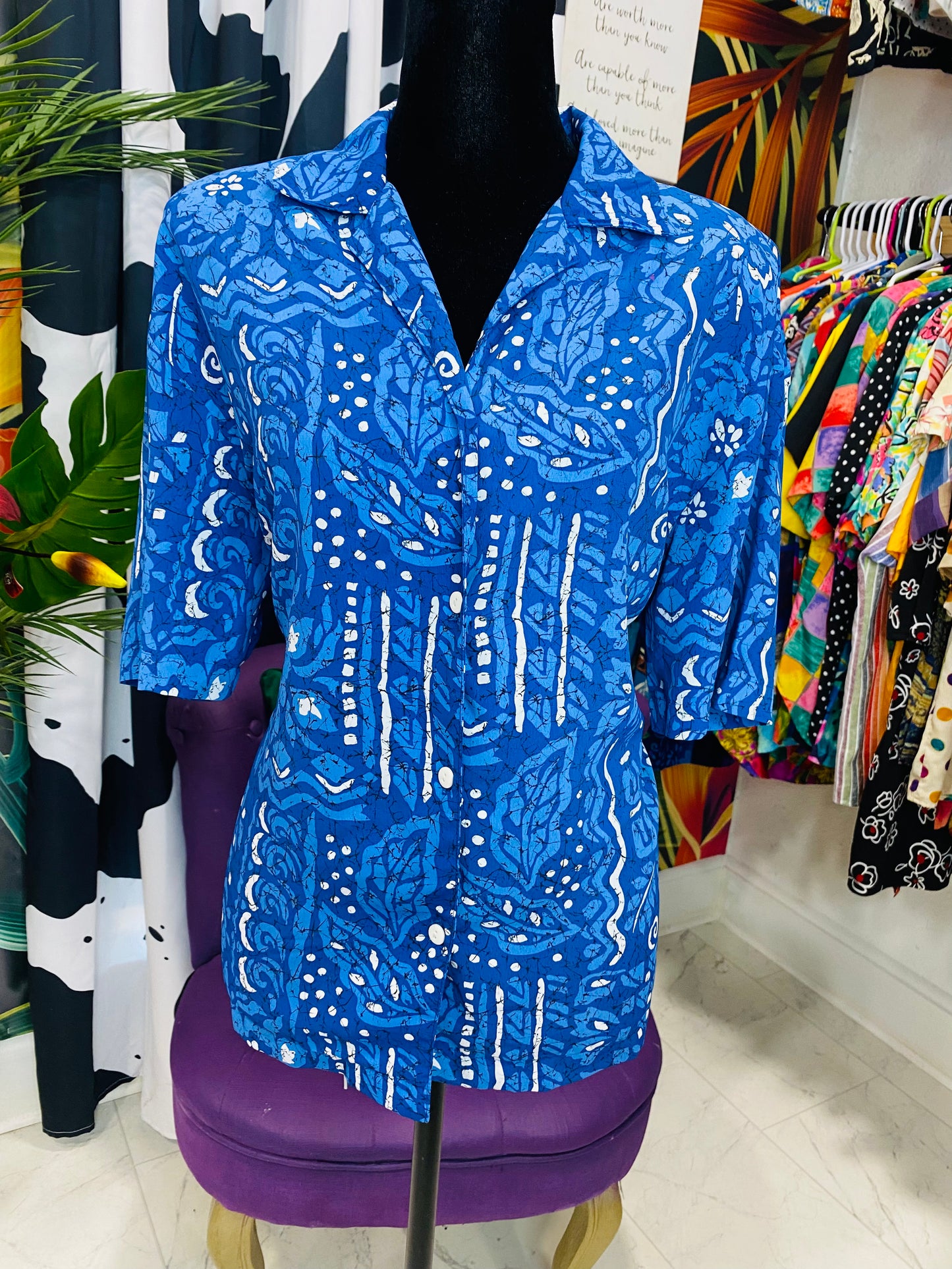 Vintage Short Sleeve Blouse