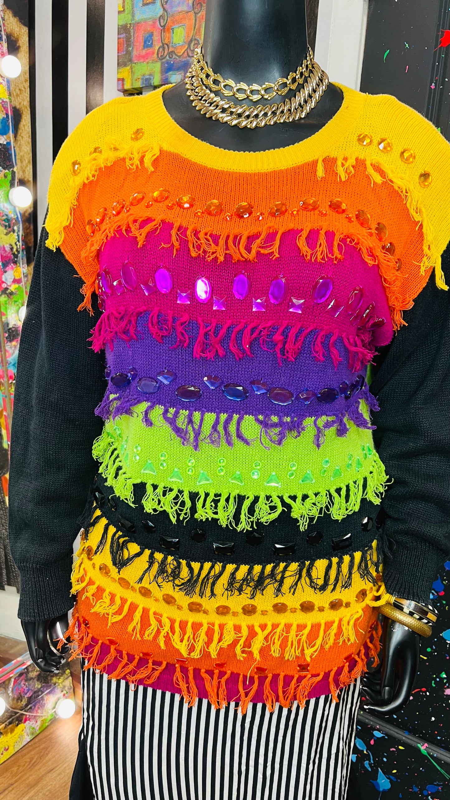Vintage Shaggy & Jewel Sweater (20)