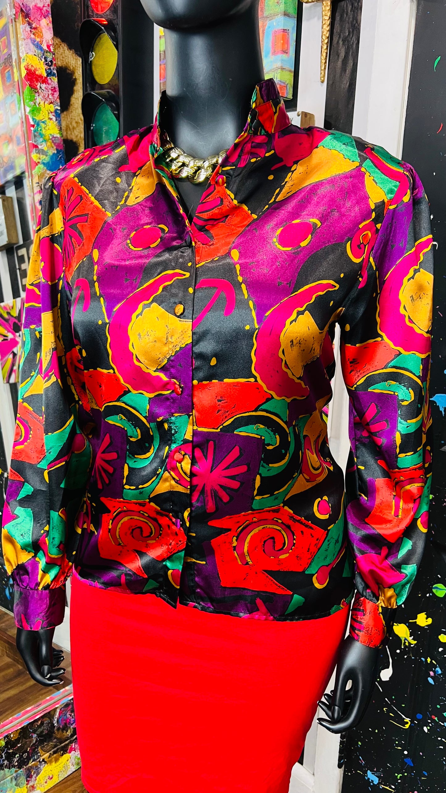 Vintage Abstract Blouse (14)