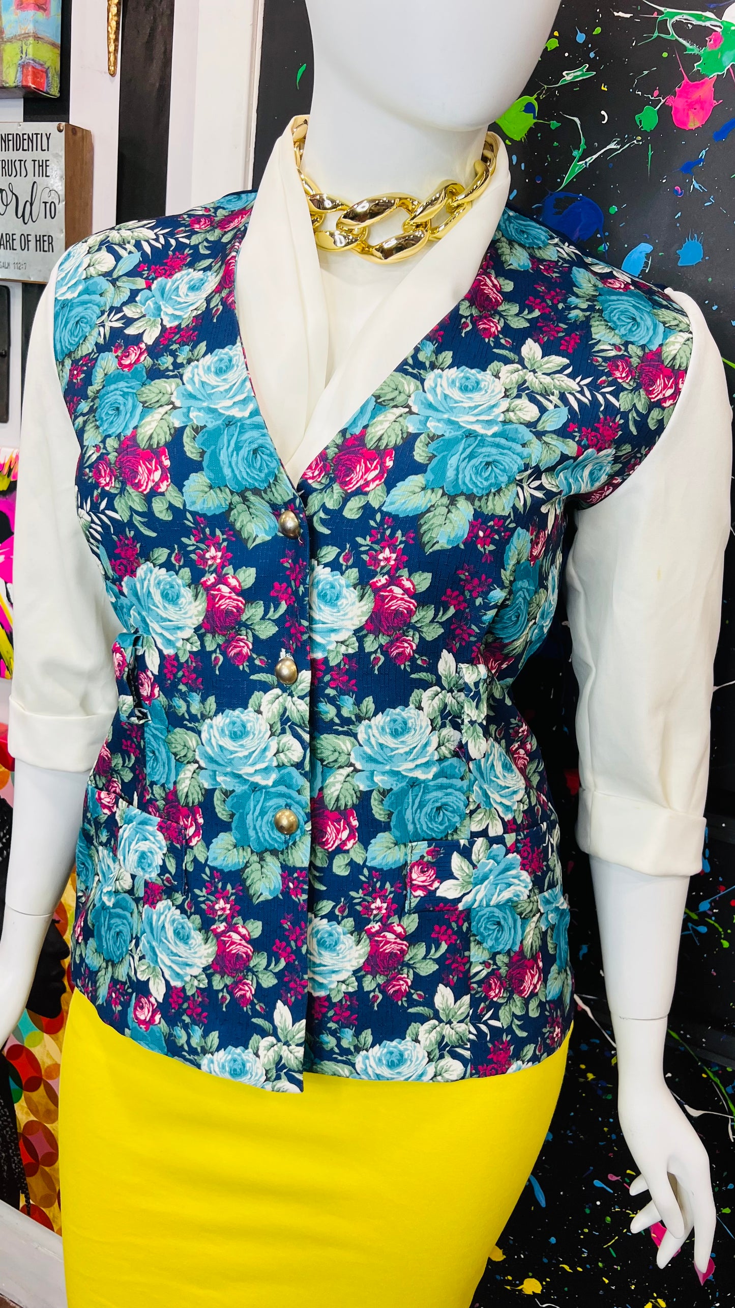 Vintage Floral Blouse (14)