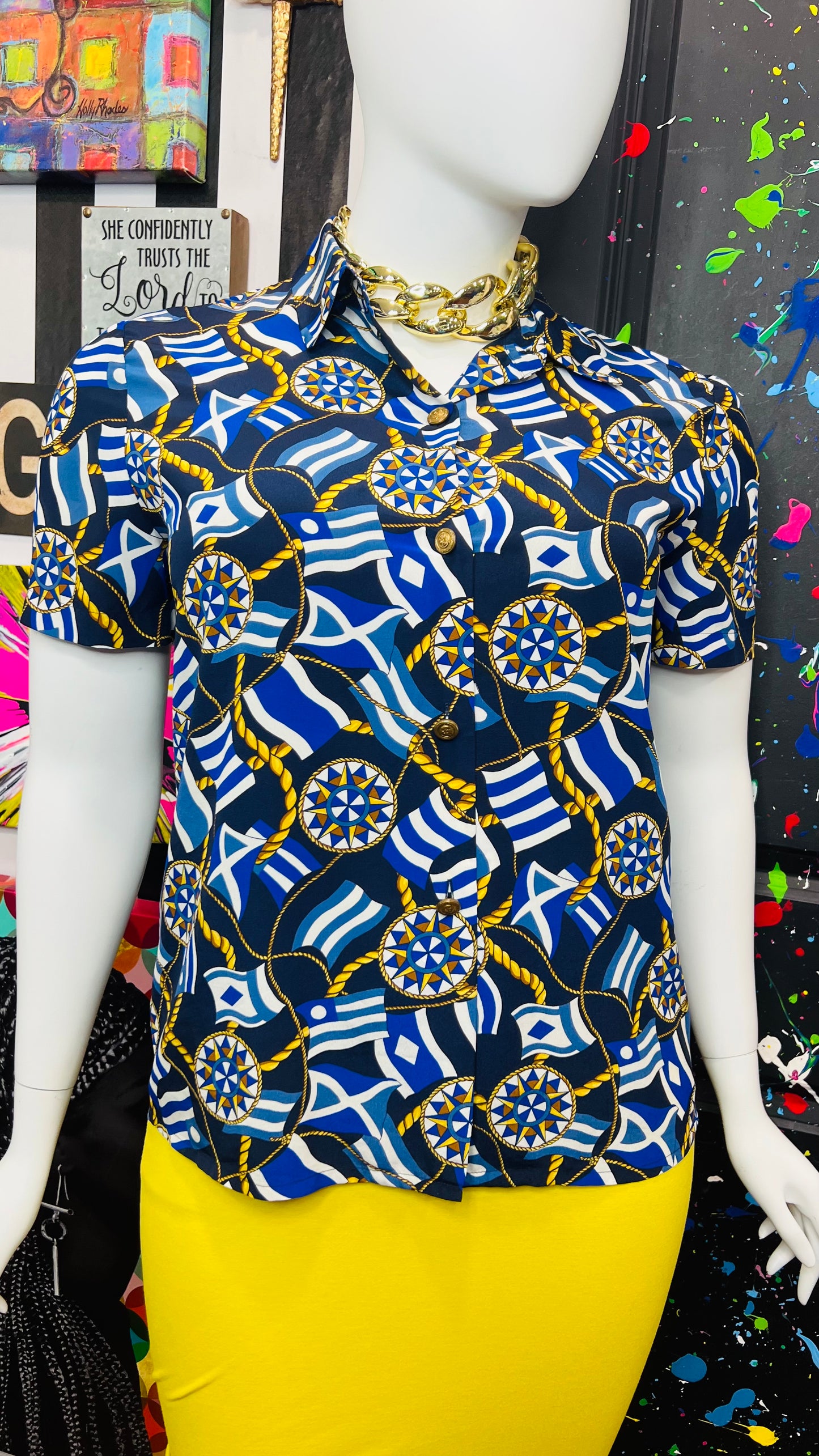 Vintage Nautical Blouse (14)