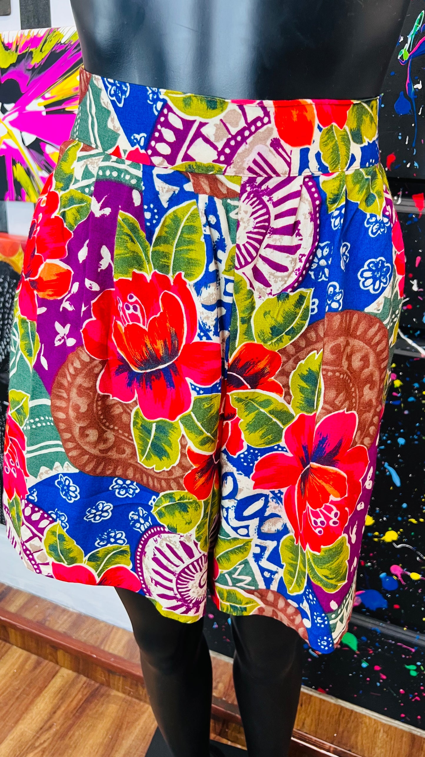 Vintage Rayon Shorts (12)