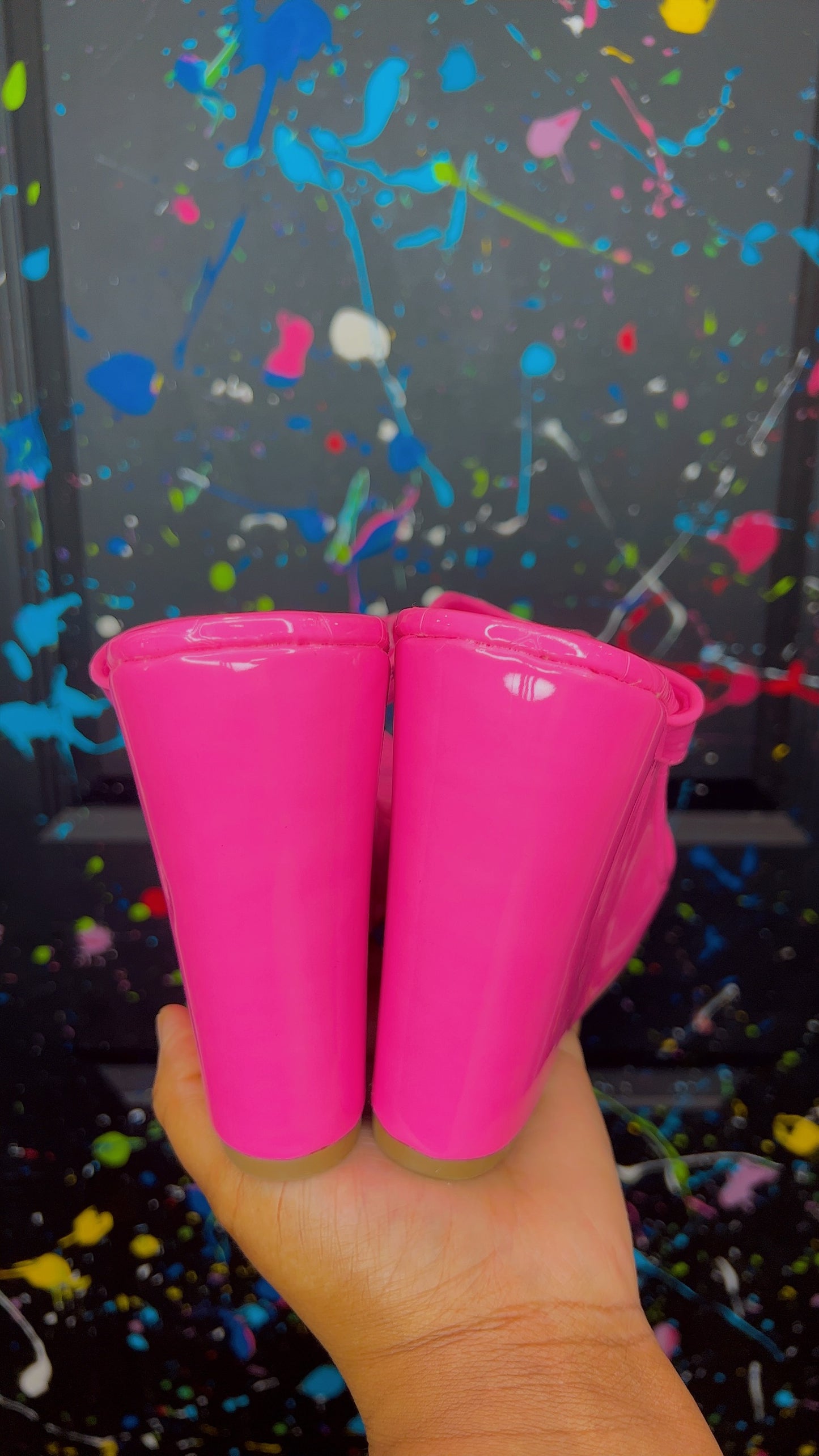 Pink Never Worn Thong Platforms (11)