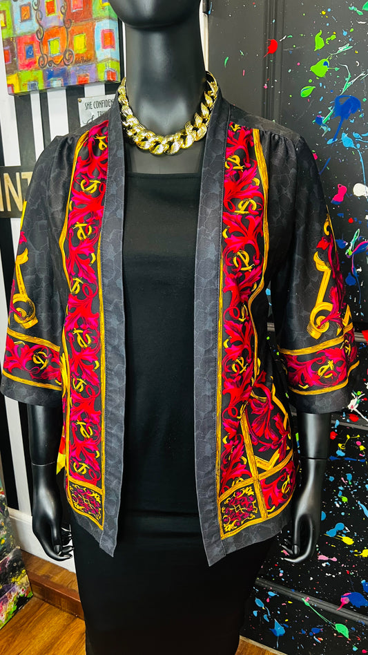 Vintage Blouse w/ Attached Duster (24)