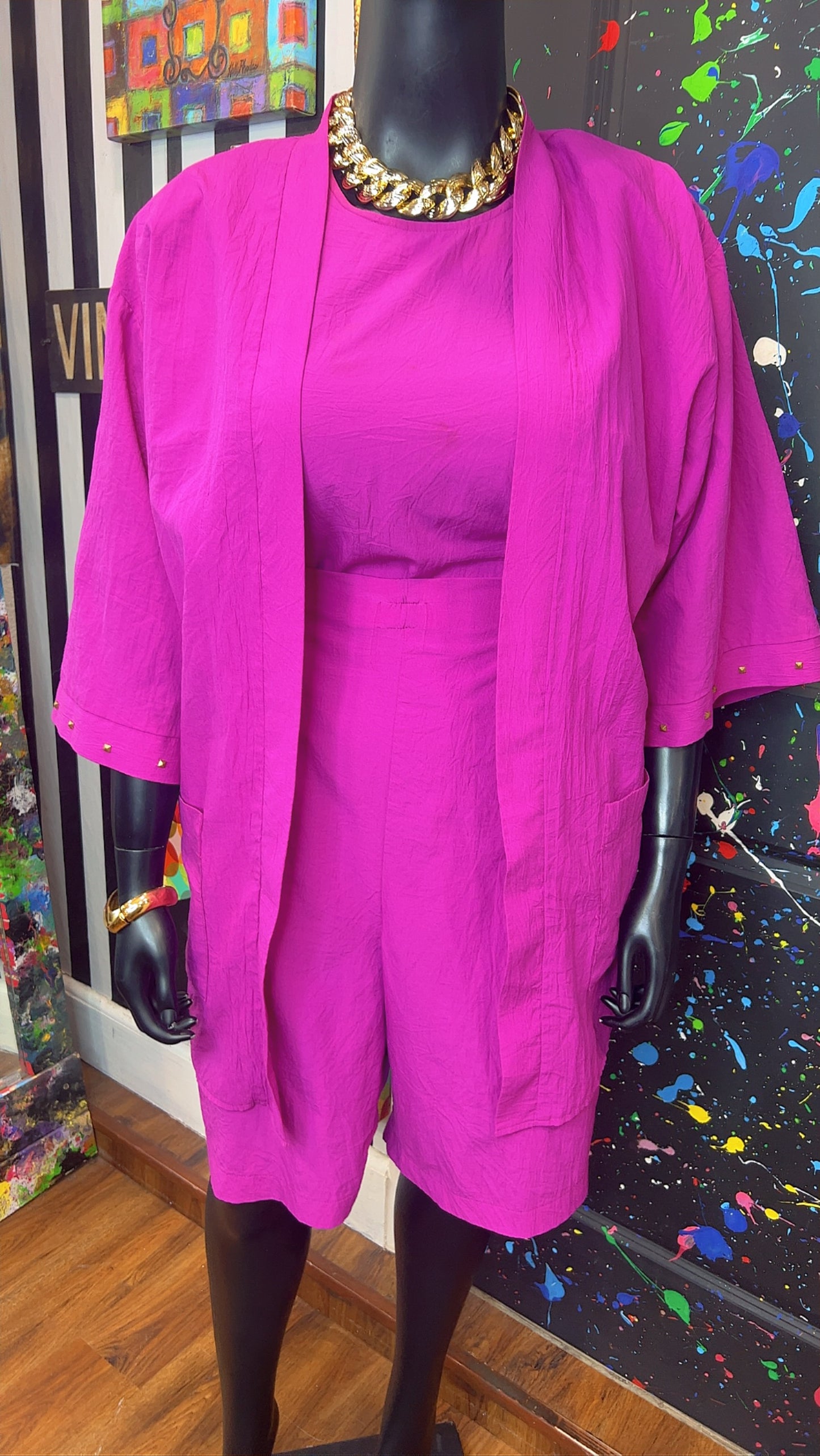Vintage Shorts Set w/ Matching Duster (24W)