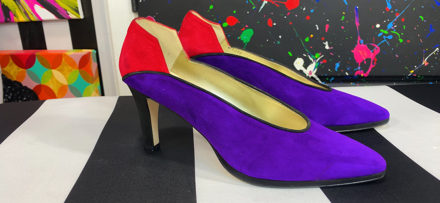 Vintage Proxy Colorblock Heels (9)