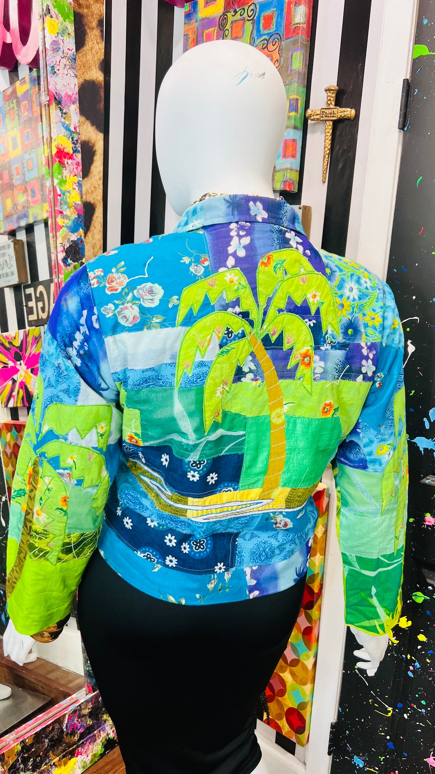 Vintage Sandy Starkman Abstract Jacket (14)