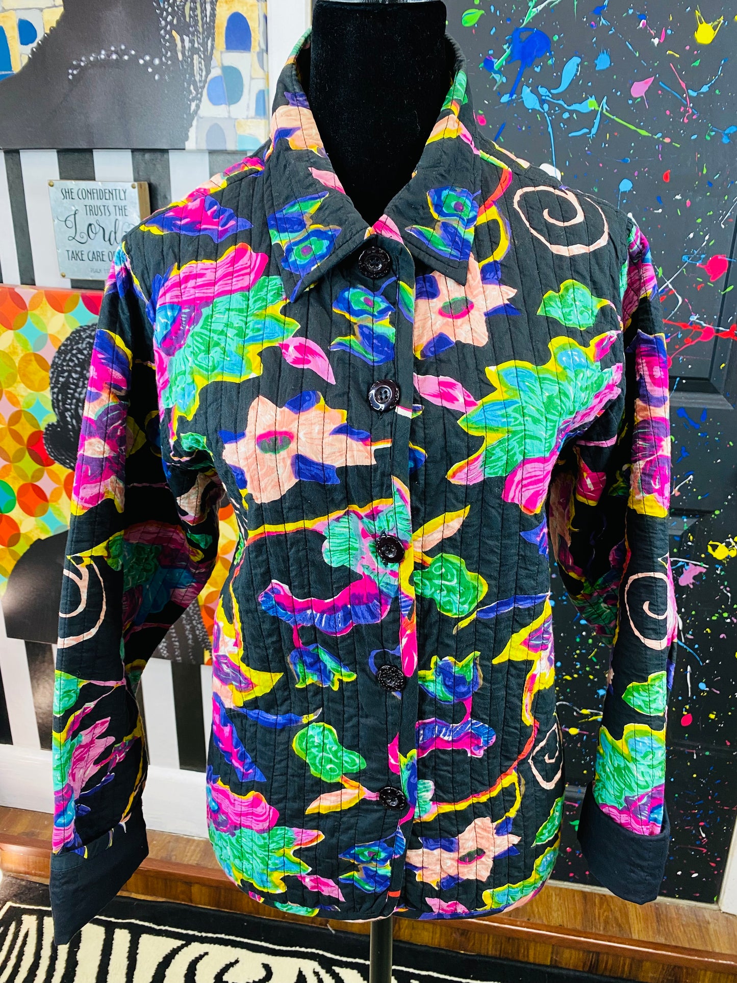 Vintage New Directions Quilted Blazer