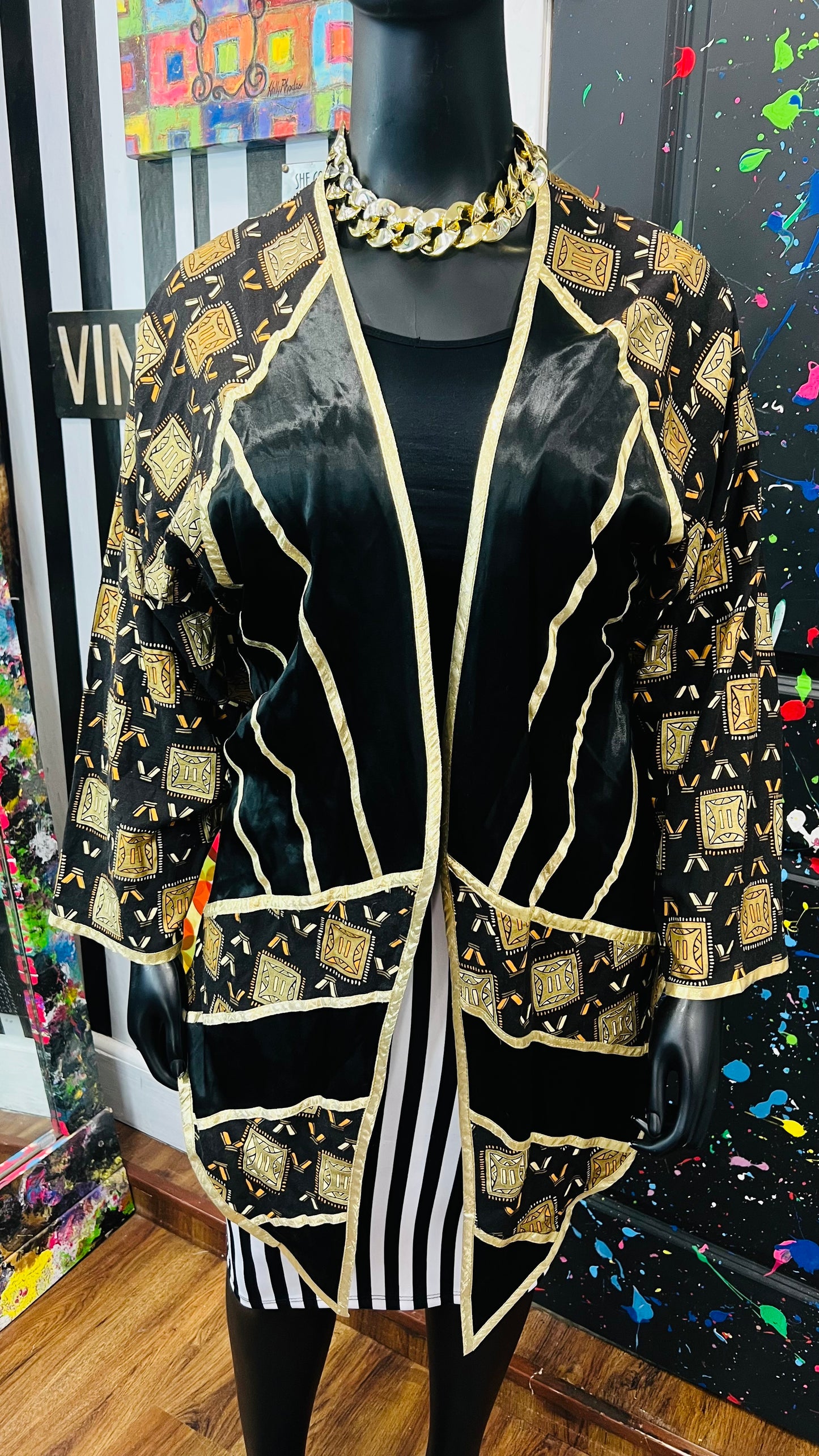 Vintage Abstract Duster (16)