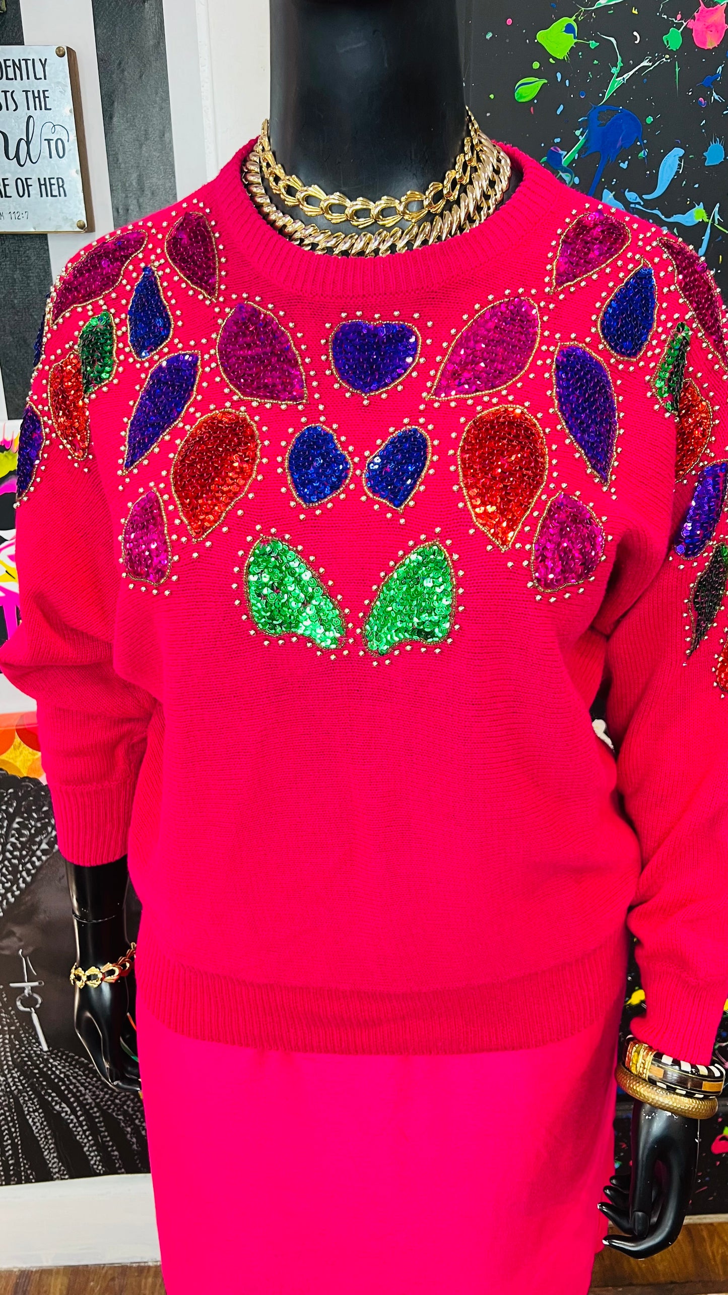 Vintage Diana Marco Sweater (22W)