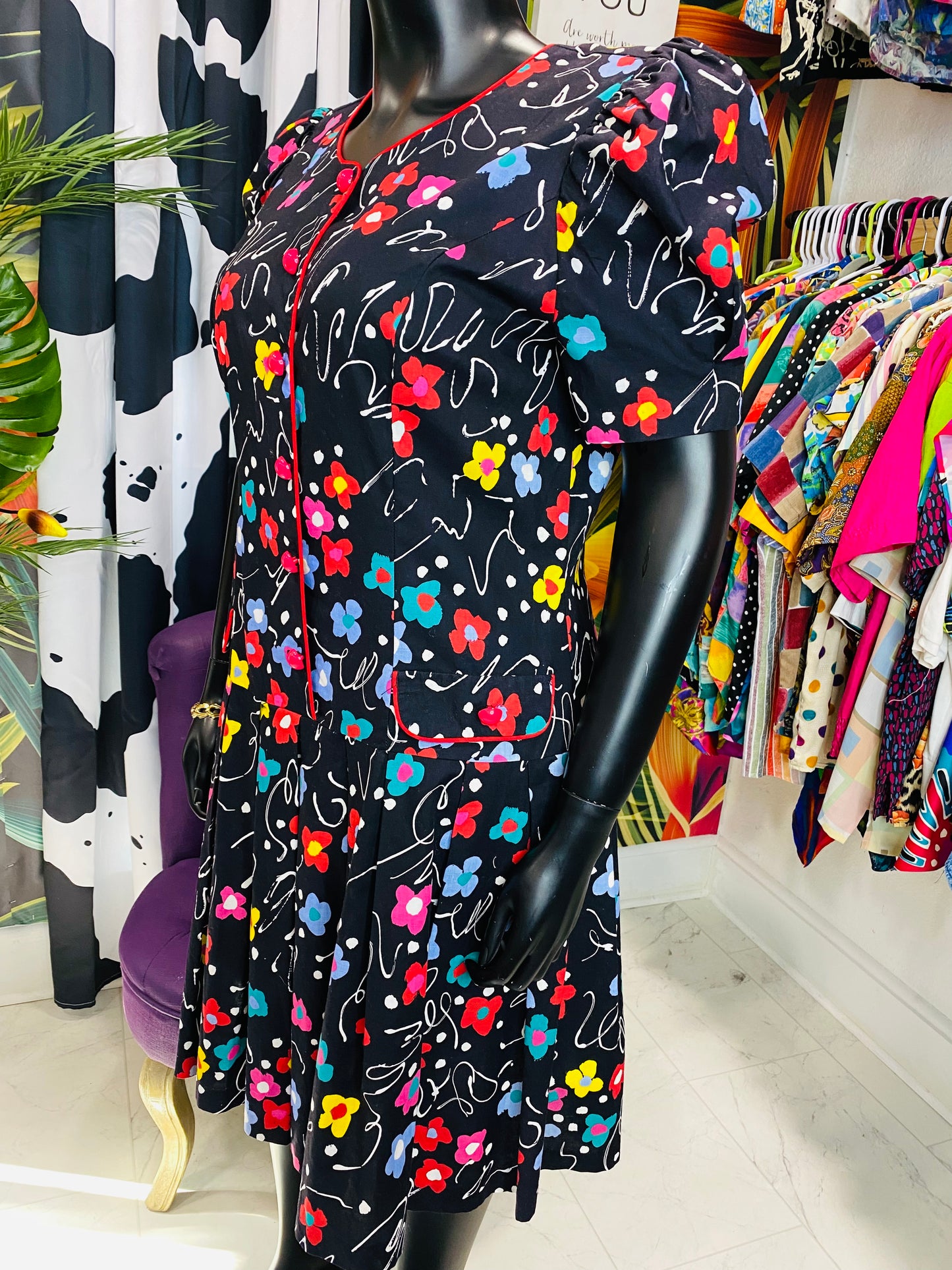Vintage Floral Romper