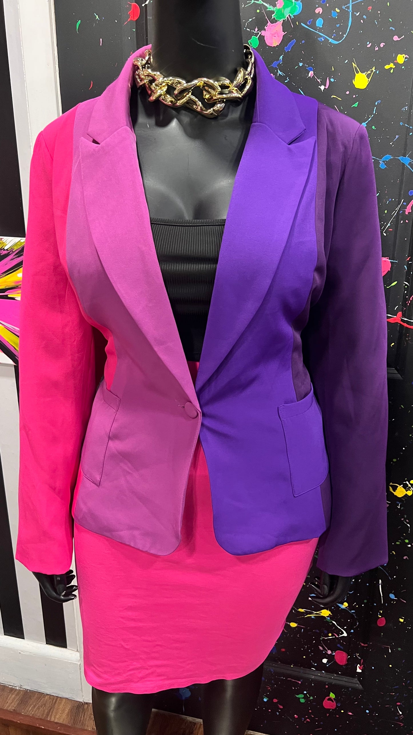 Ombré & Color Block Blazer (18)