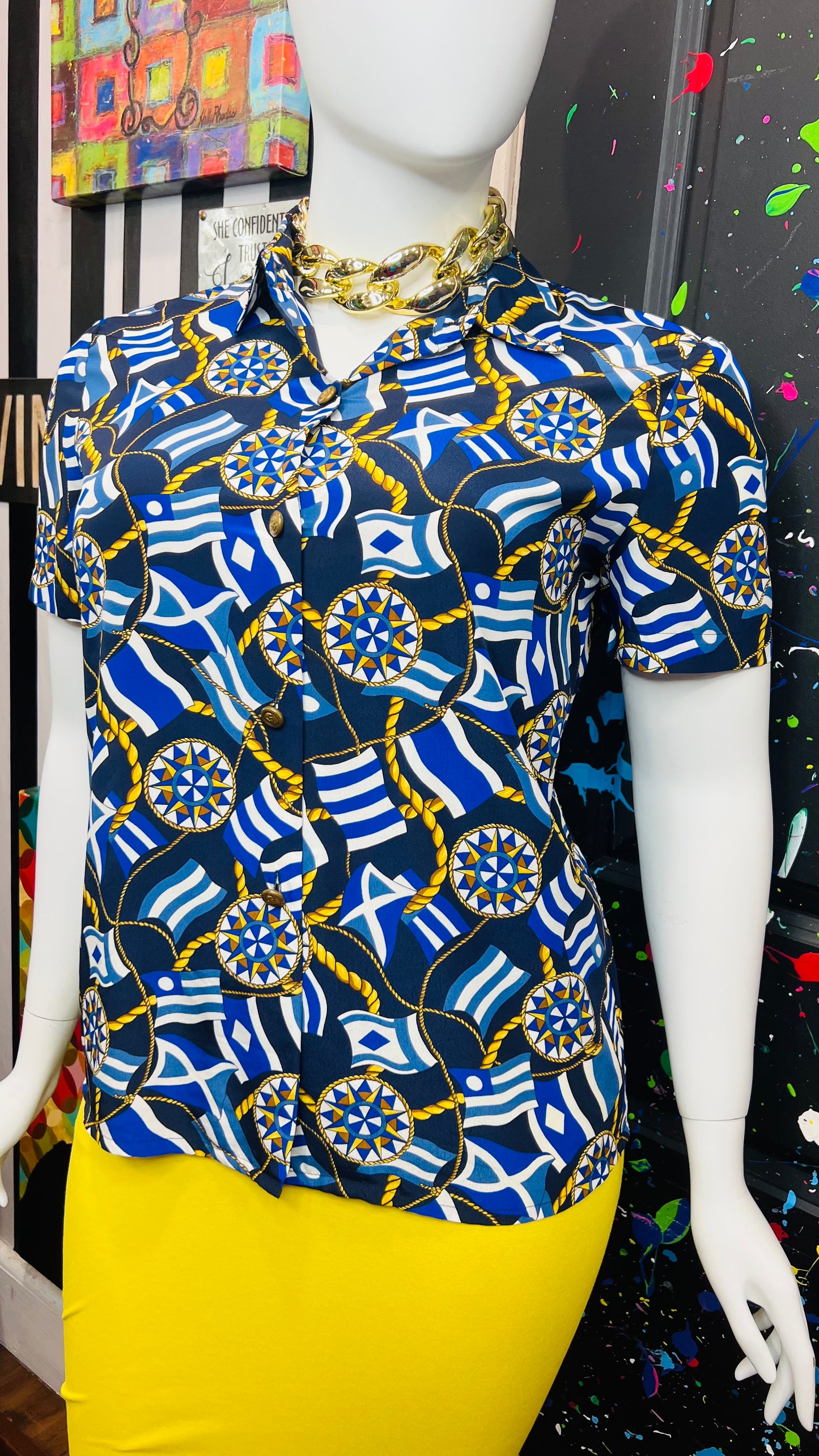 Vintage Nautical Blouse (14)