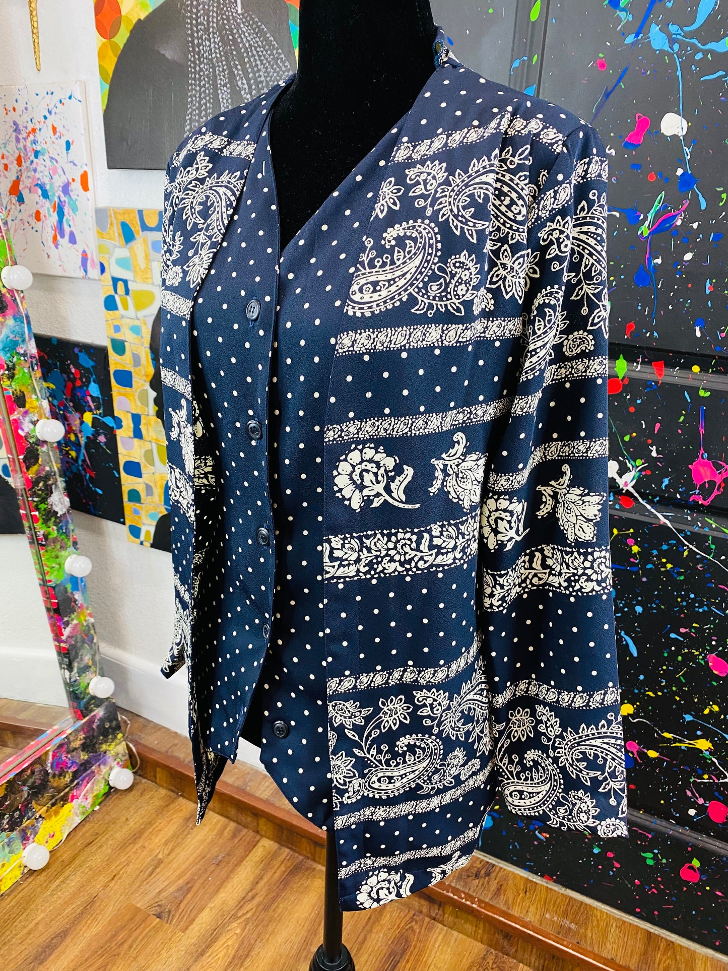 Vintage Long Sleeve Blouse