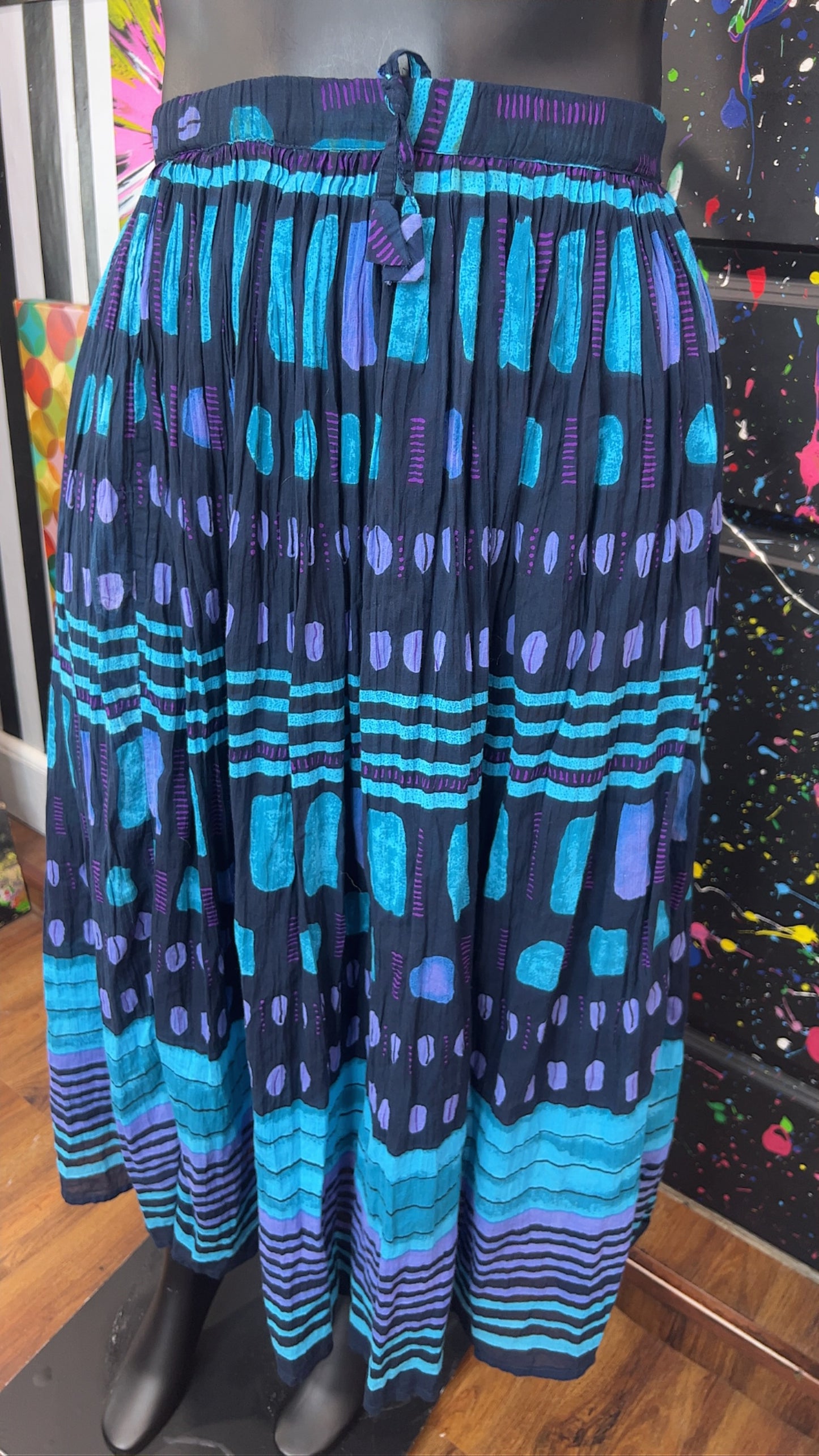 Vintage Rayon Skirt (22)