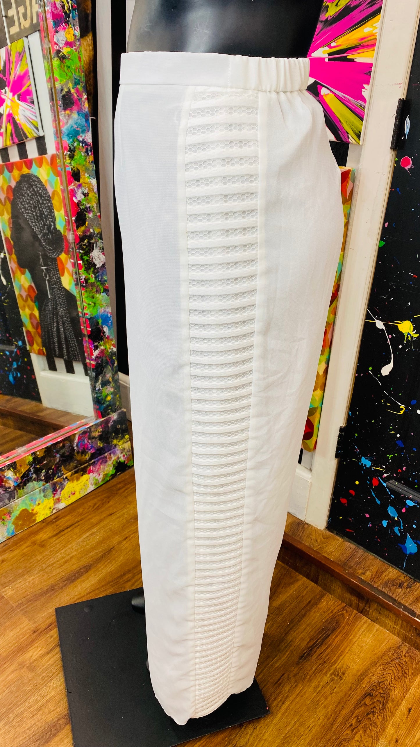 Vintage White Ashro Pants (22W)