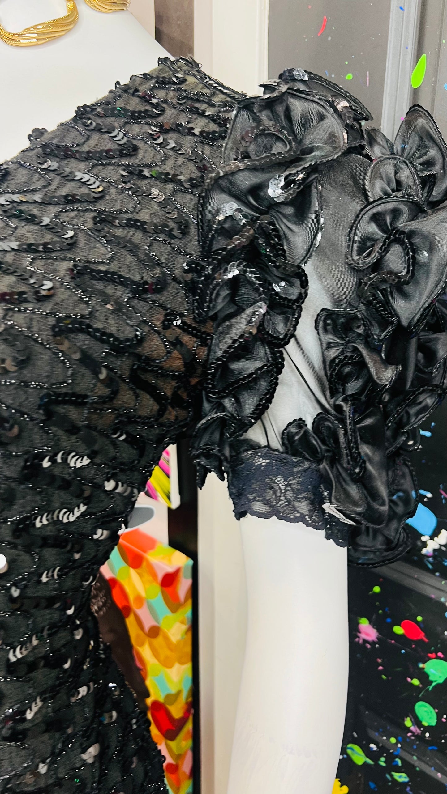 Vintage Sequin Formal Dress (14)