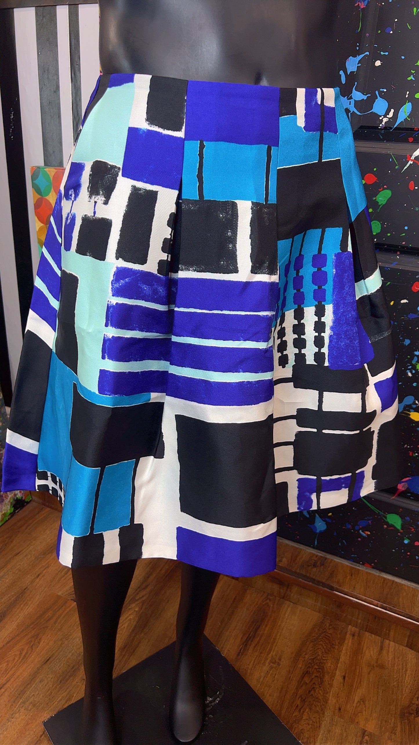 Ashley Stewart Abstract Circle Skirt (18)