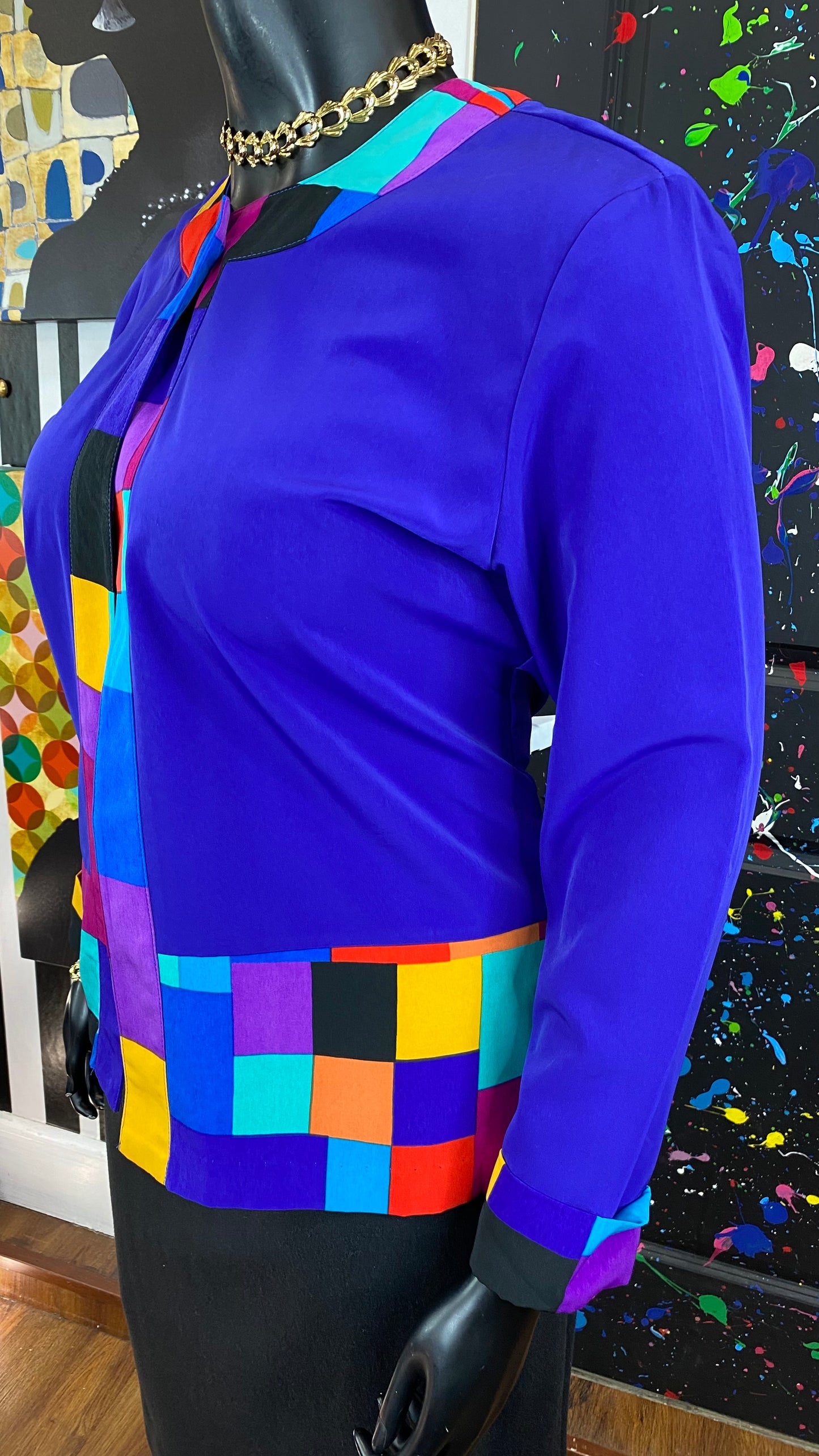 Peter Popovitch 1 Button Blazer