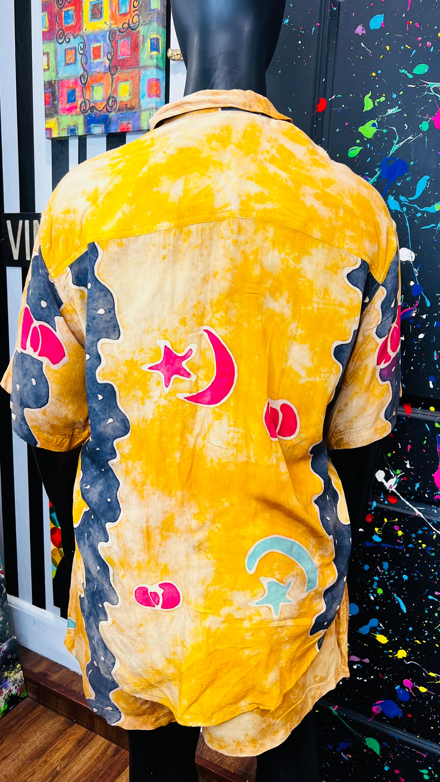 Vintage Rayon 90s Shorts Set (18)