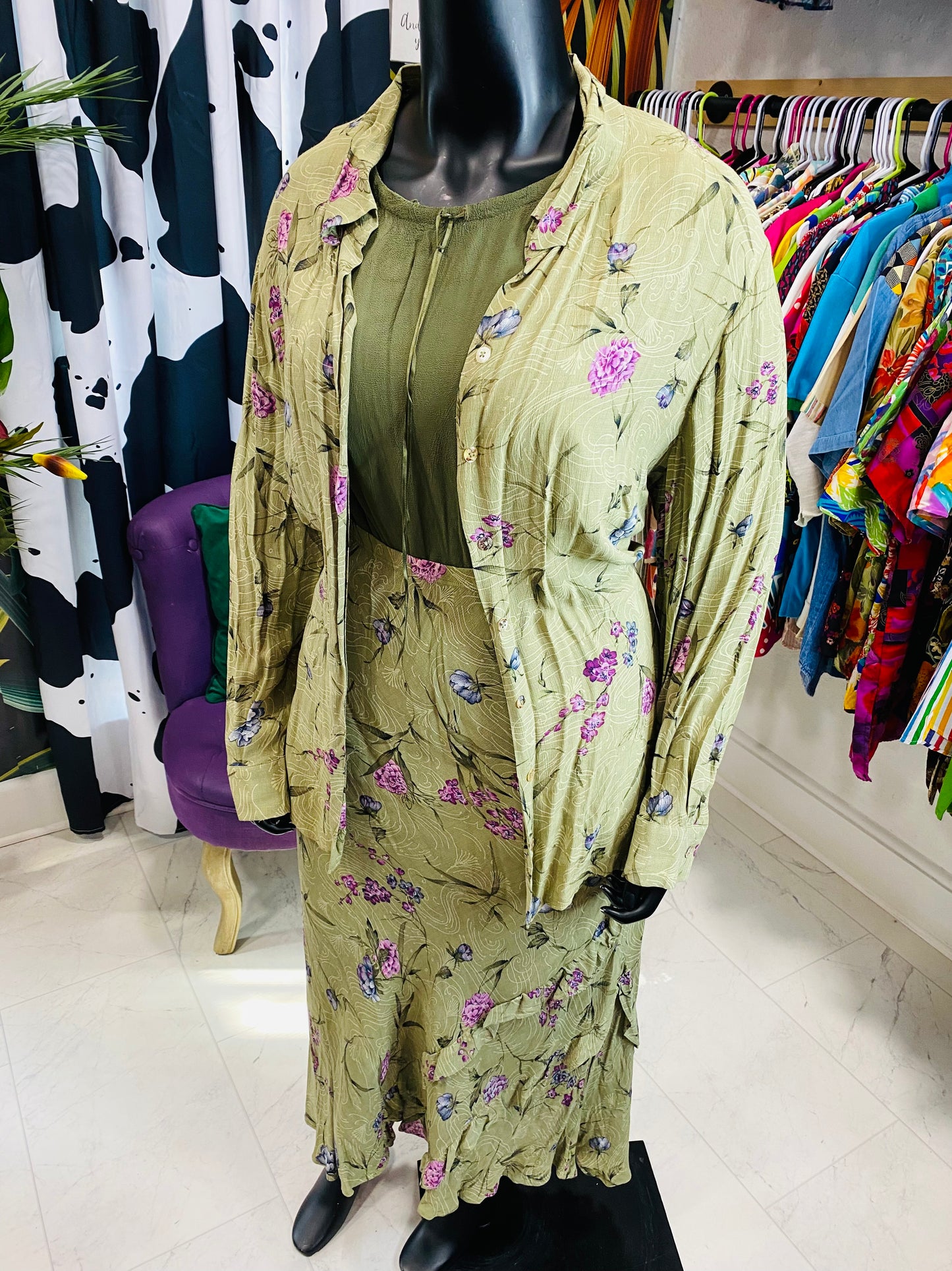Vintage Carole Little 3 Piece Skirt Set
