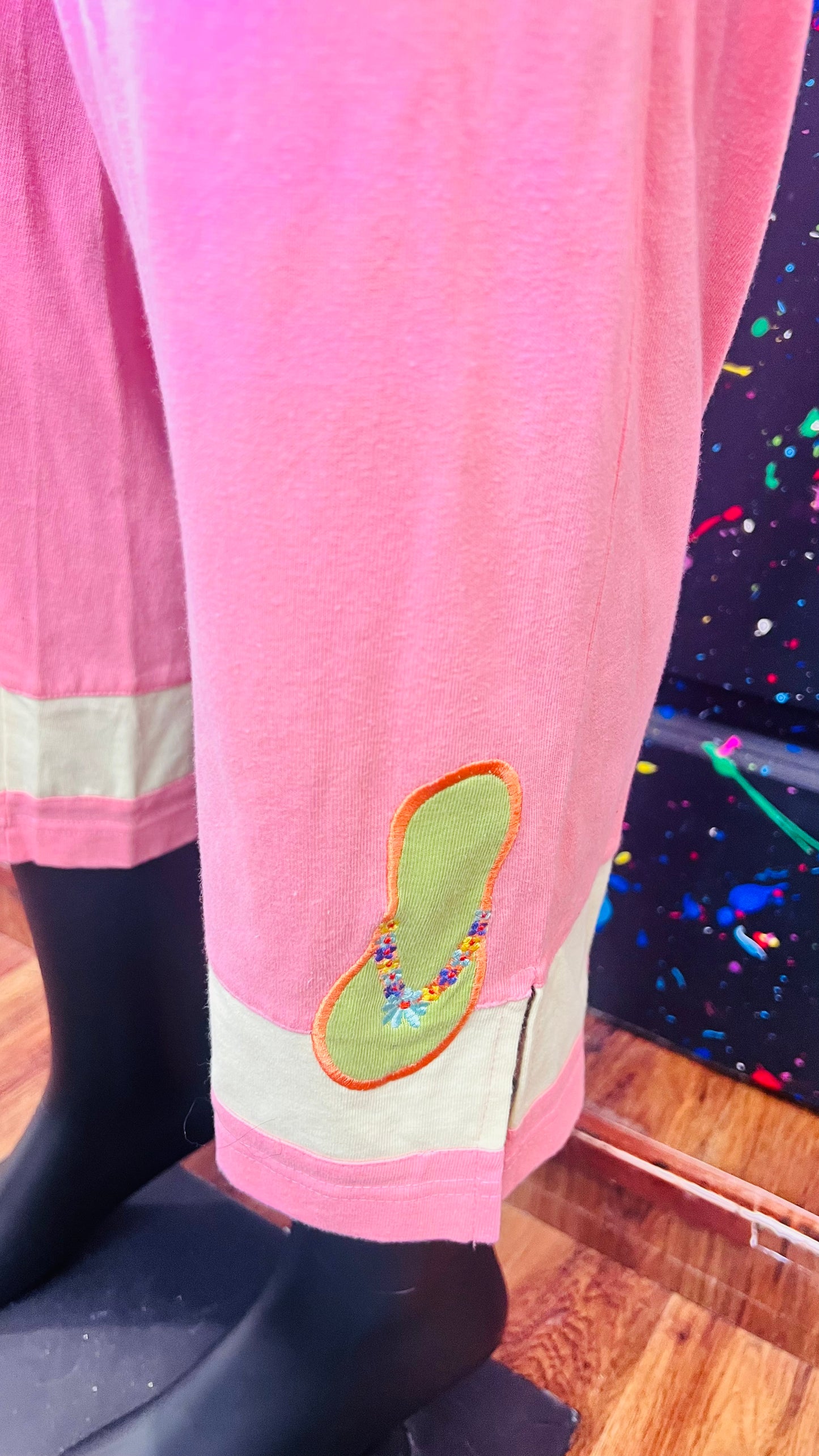 Vintage Cotton Capri Flip Flop Set (16/18)