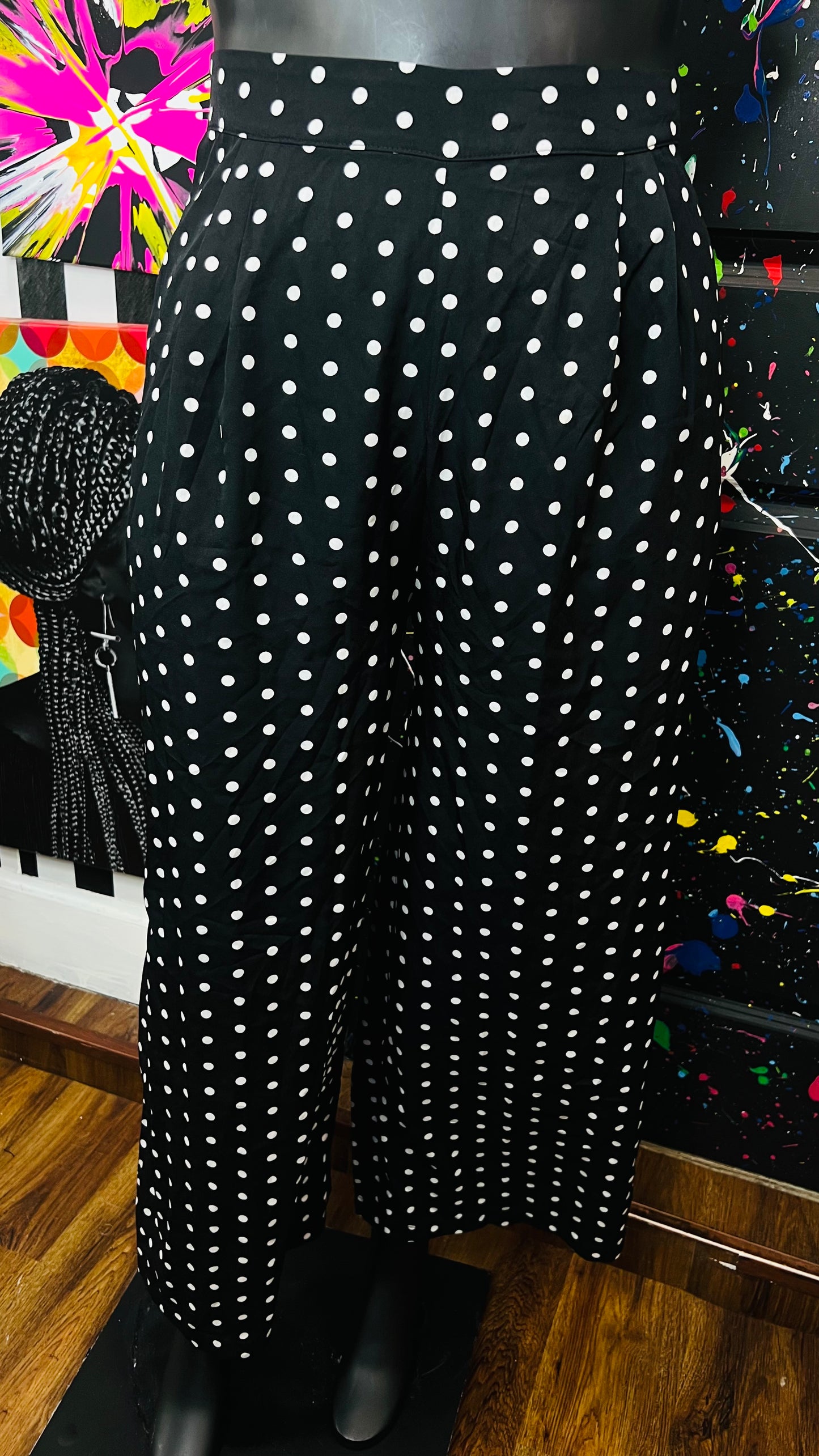 Black & White Polka Dot Pants (20)