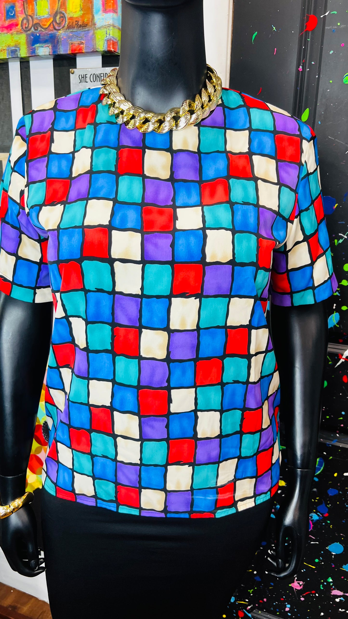 Vintage Block Blouse (14)