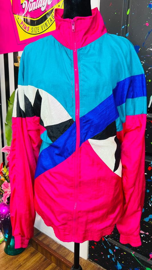 Vintage 80s 90s Windbreaker Jacket