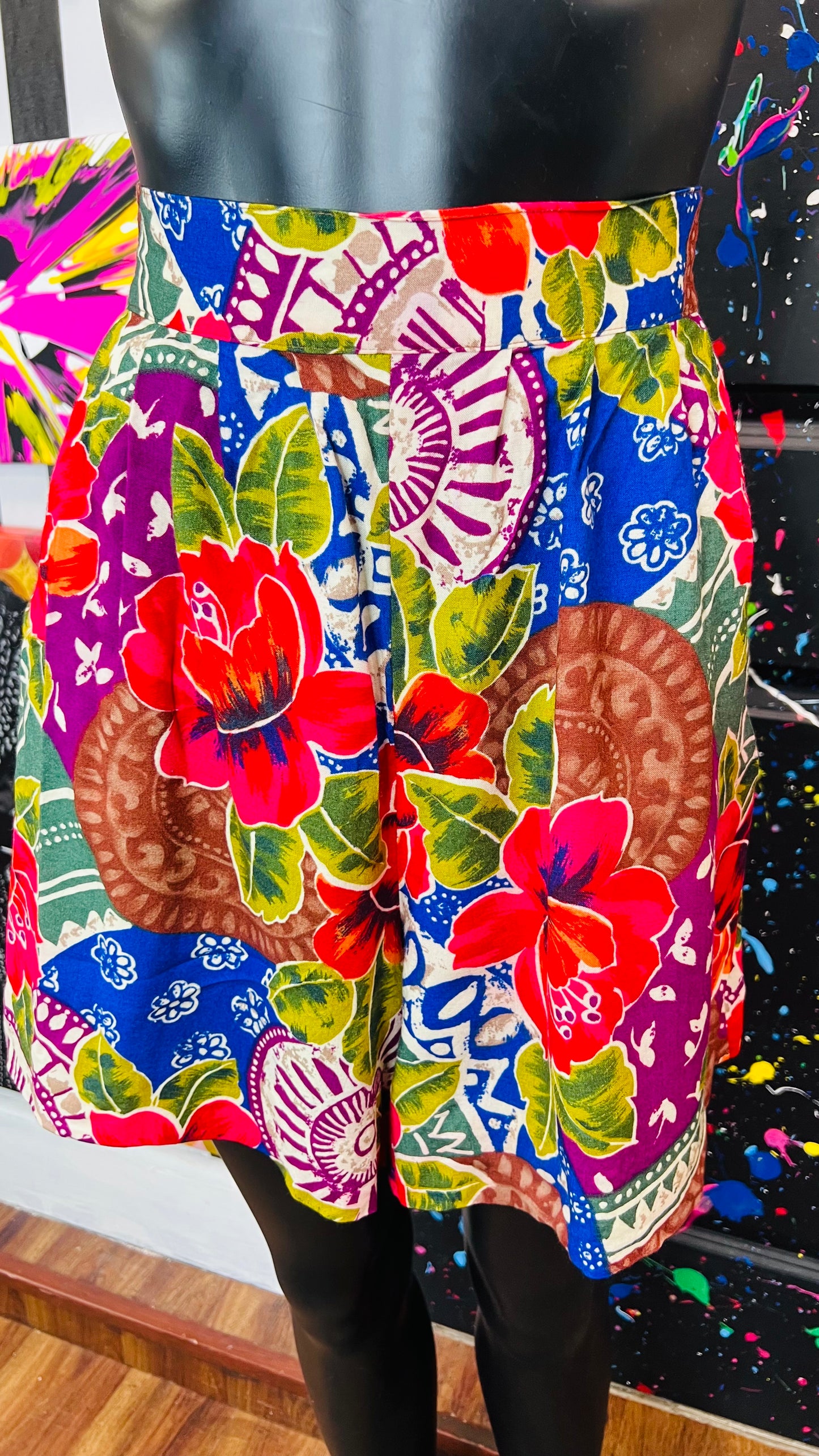 Vintage Rayon Shorts (12)