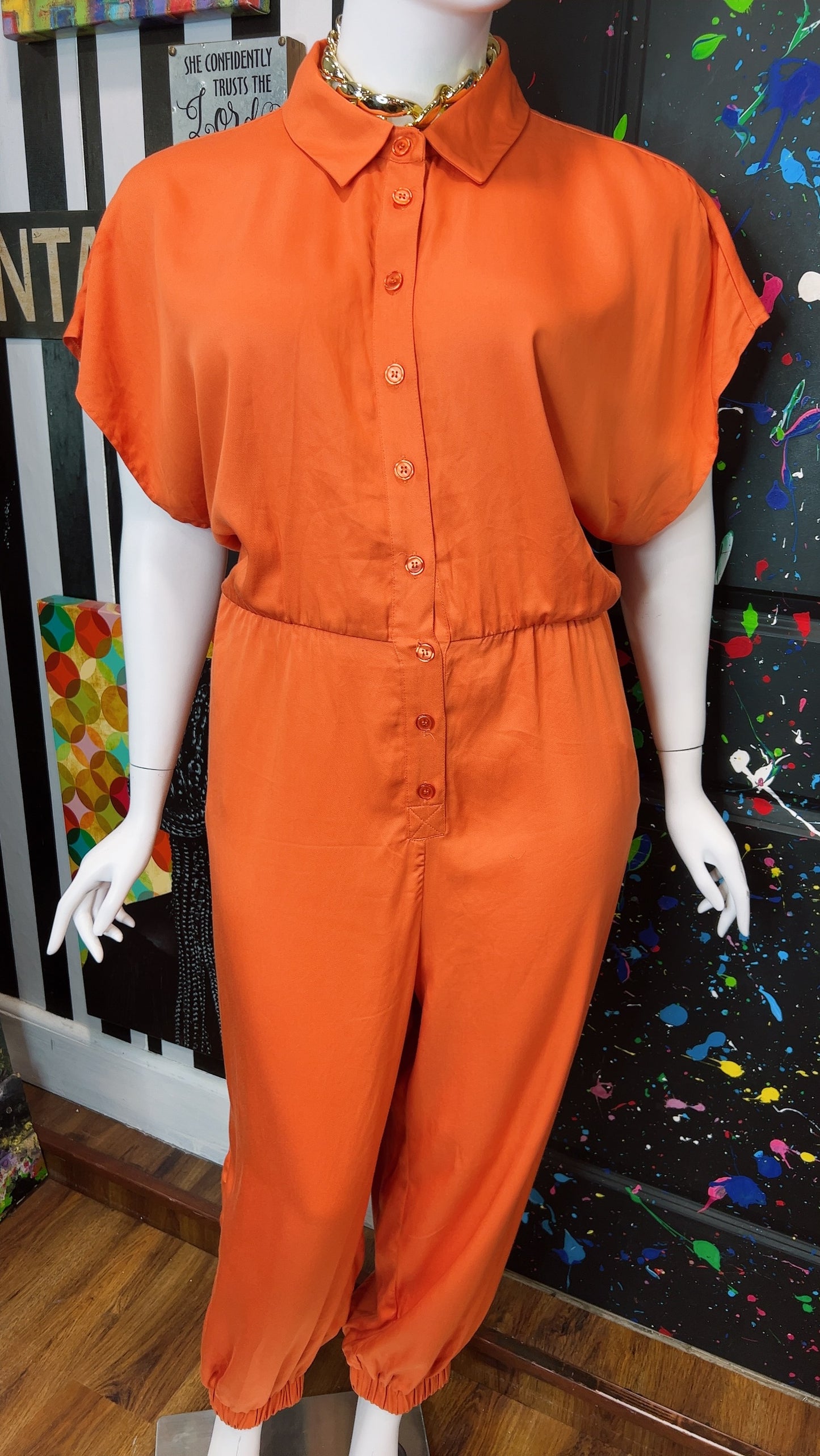 Eloquii Orange Jumpsuit (24)
